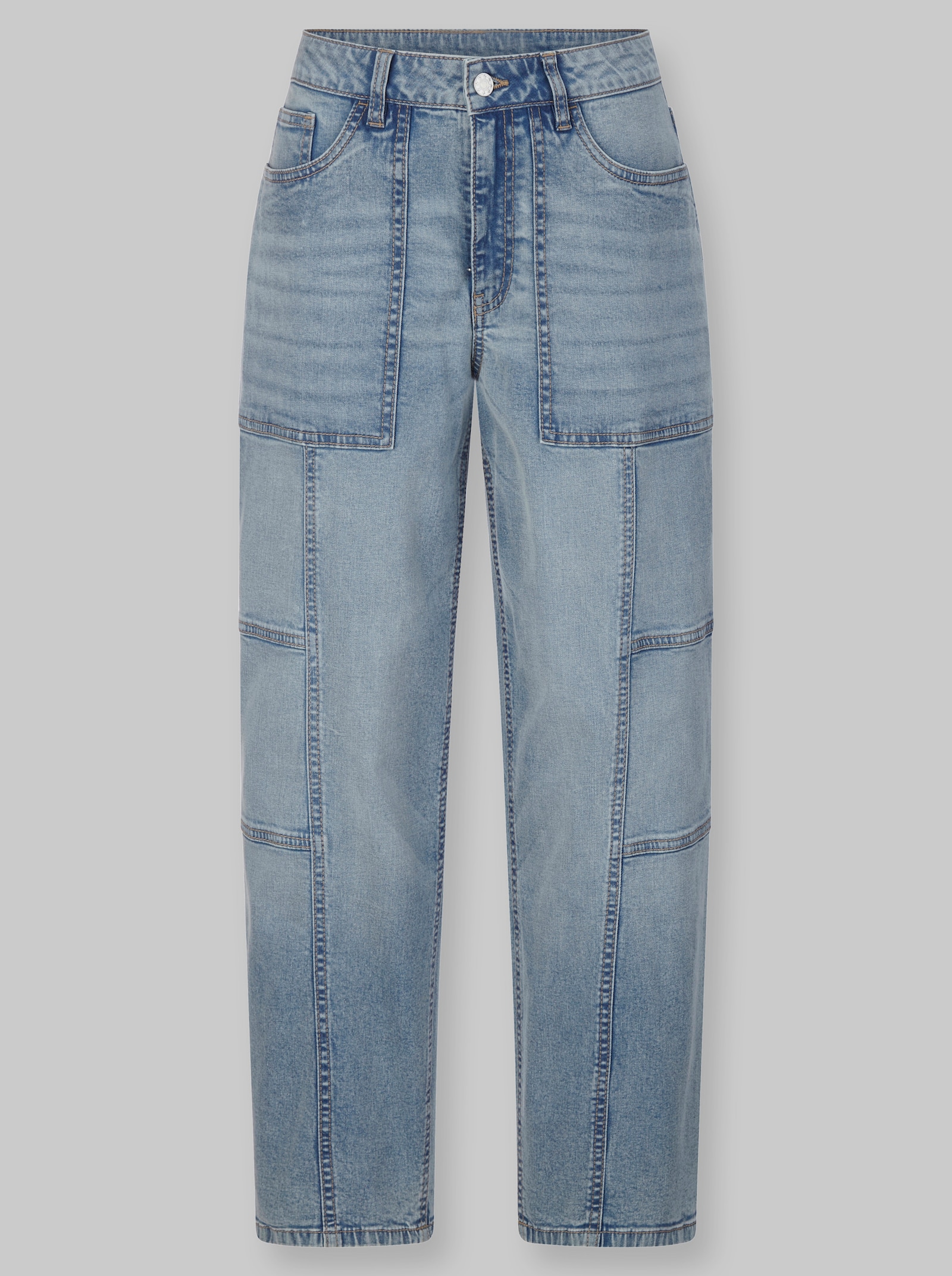 heine Jeans in Barrel-Form - blue-bleached