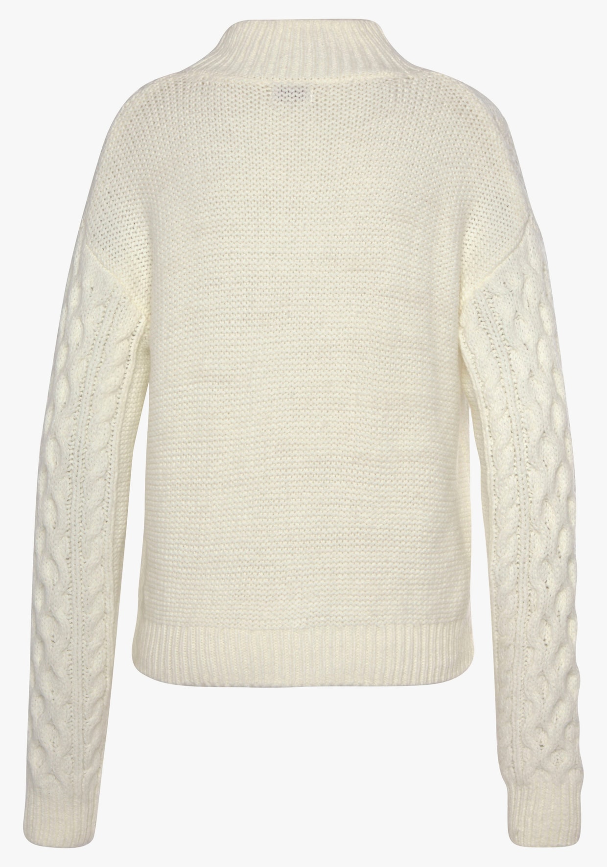 Buffalo Stehkragenpullover - creme