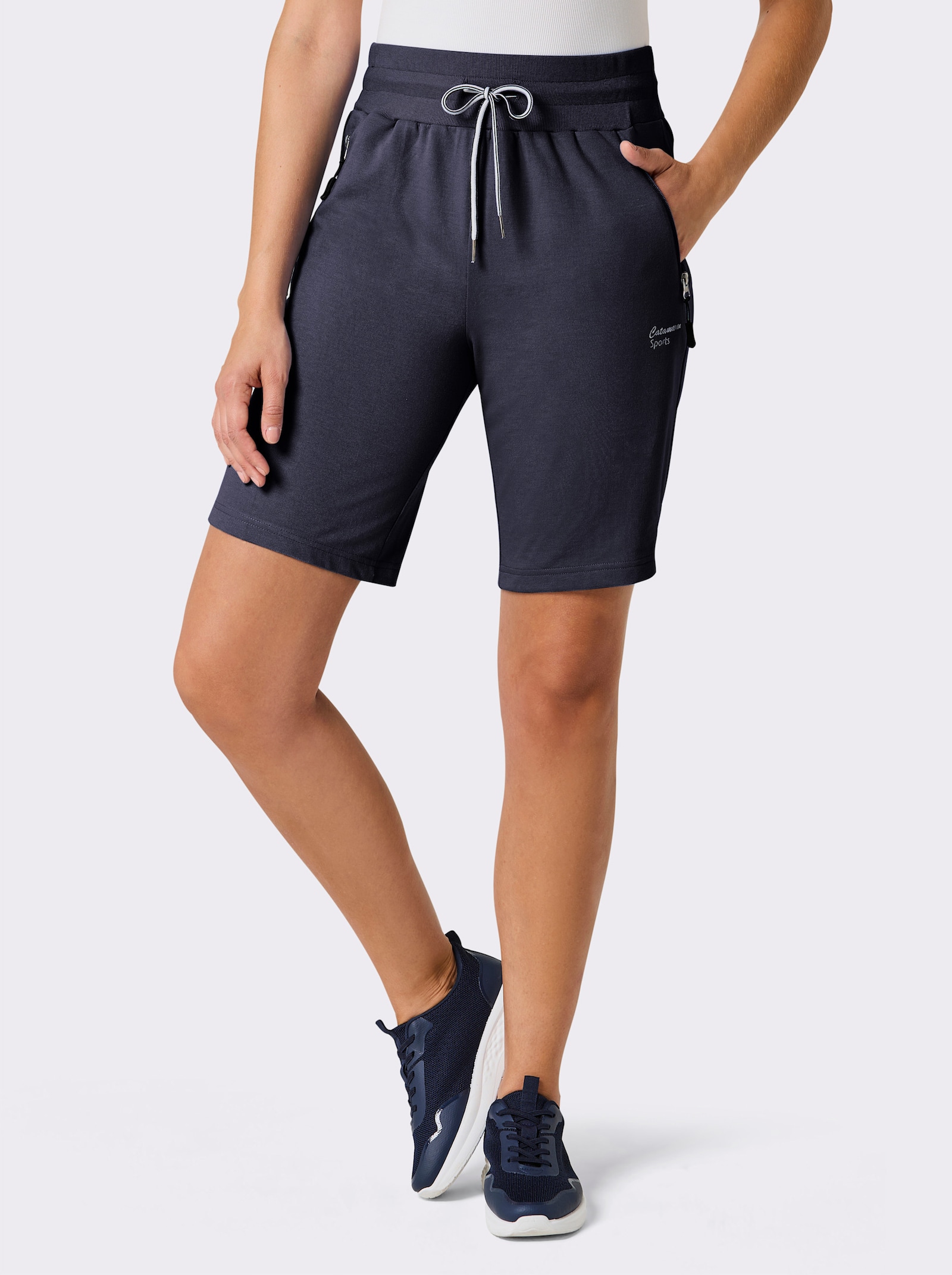 Catamaran Sports Freizeithose mit Klettverschluss-Tasche hinten - marine