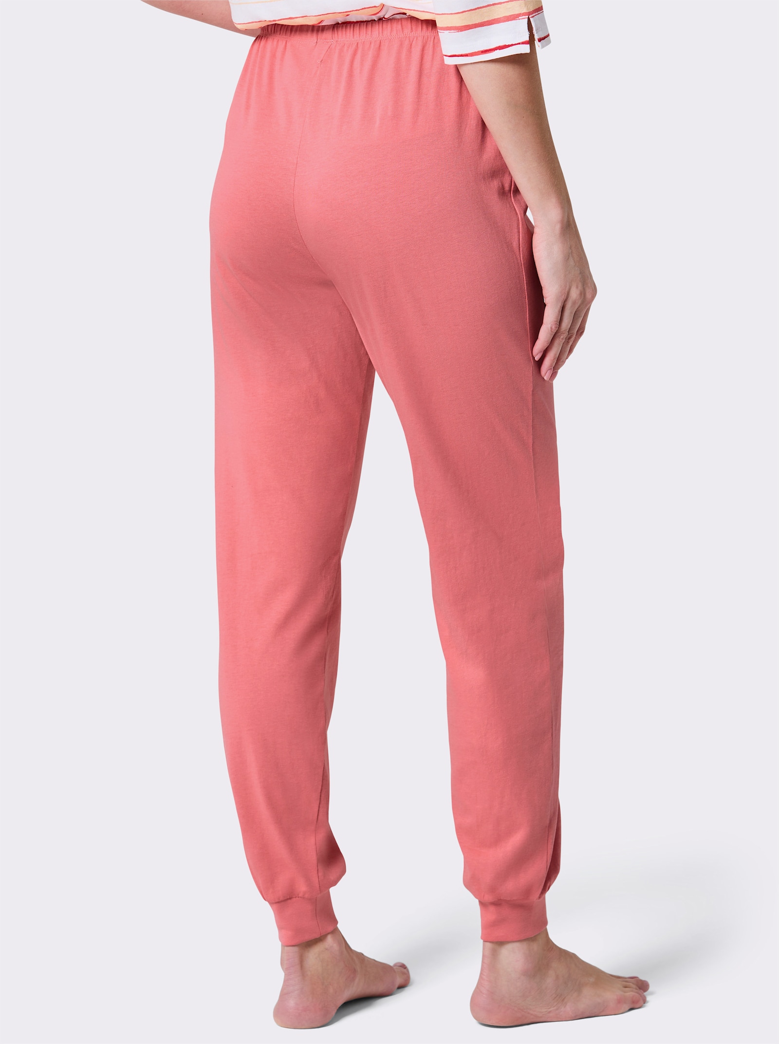 wäschepur Schlafanzughose mit Rundum-Dehnbund - flamingo