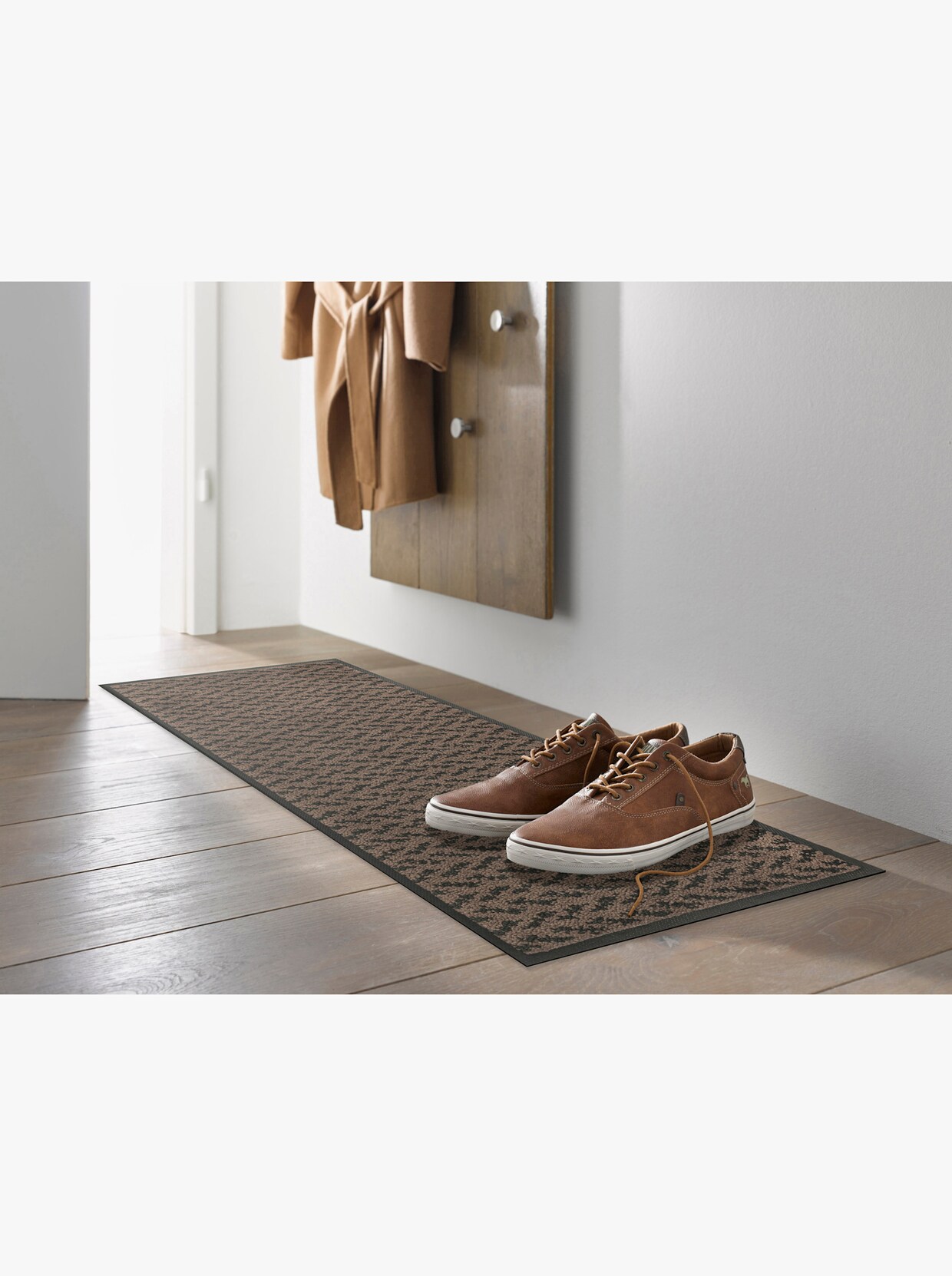 wash+dry by Kleen-Tex Fußmatte - braun-schwarz