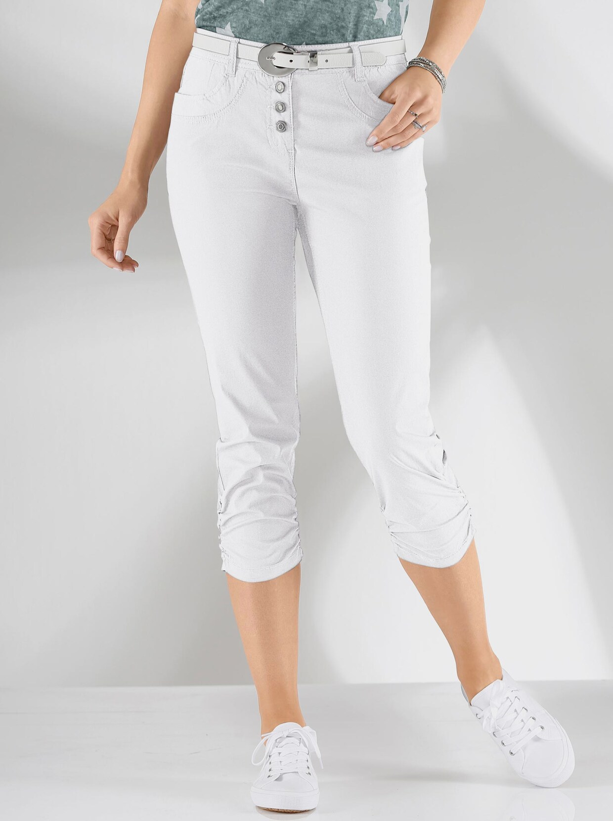 7/8-Hose - weiß