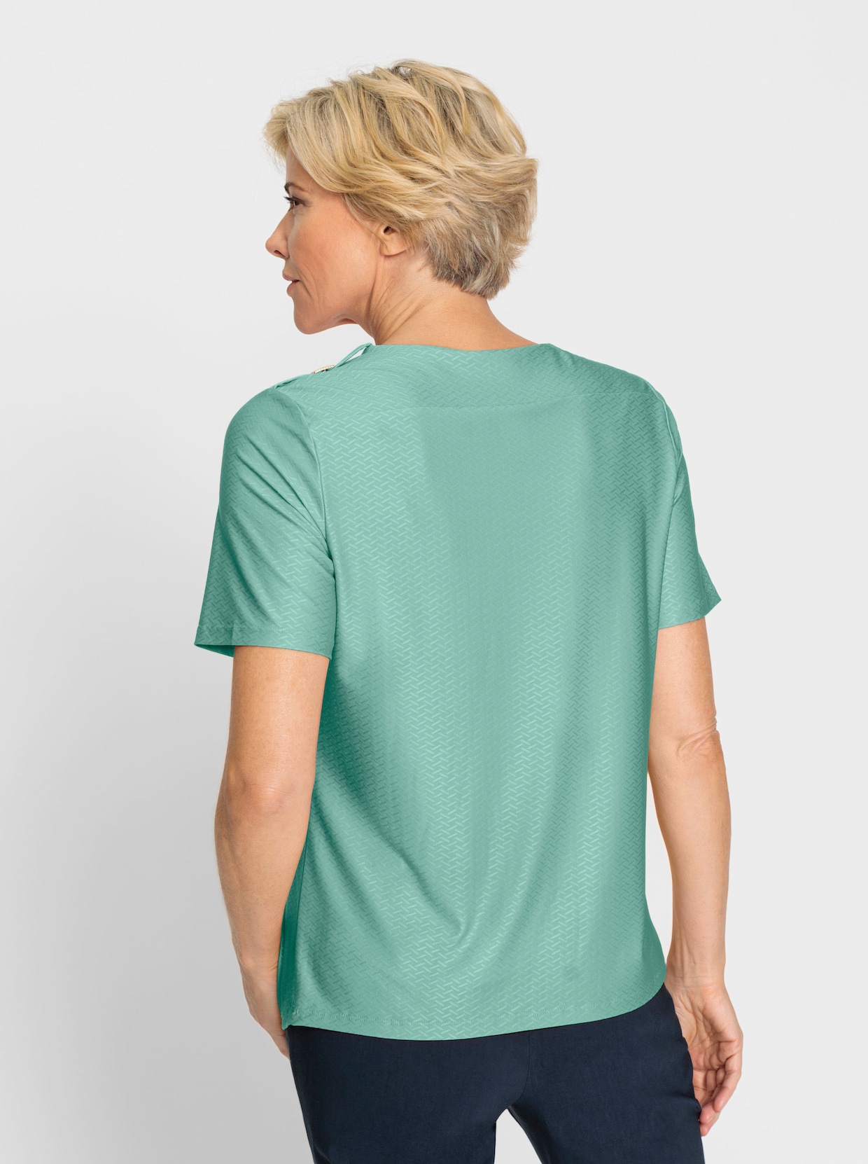 Shirt - blauwgroen