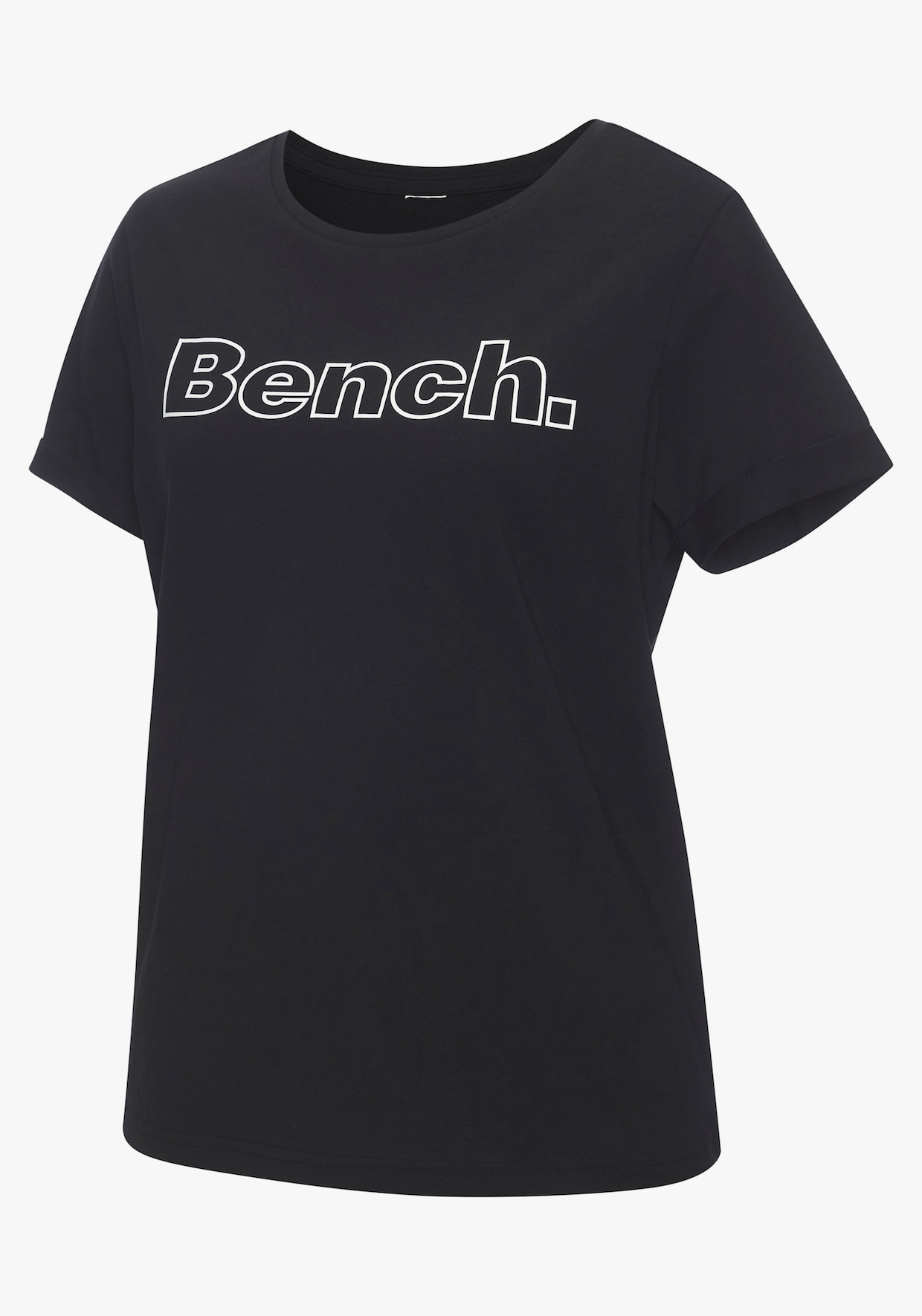 Bench. Loungewear T-Shirt - 1x weiß, 1x schwarz