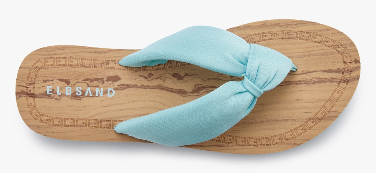 Elbsand Badslippers - turquoise