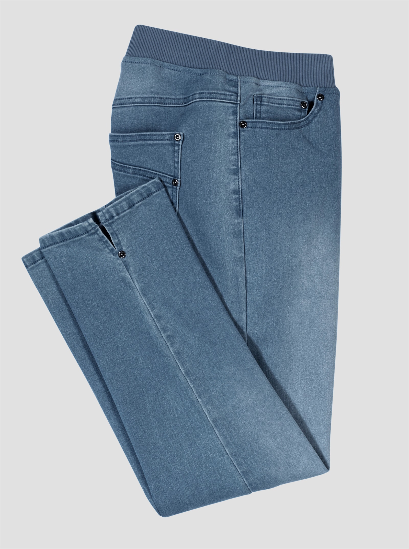 Ankle jeans - blue-bleached