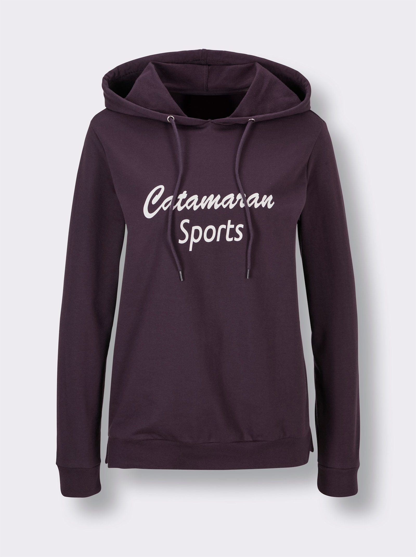 Catamaran Sports Freizeitanzug mit weitenregulierbarer Kapuze - aubergine