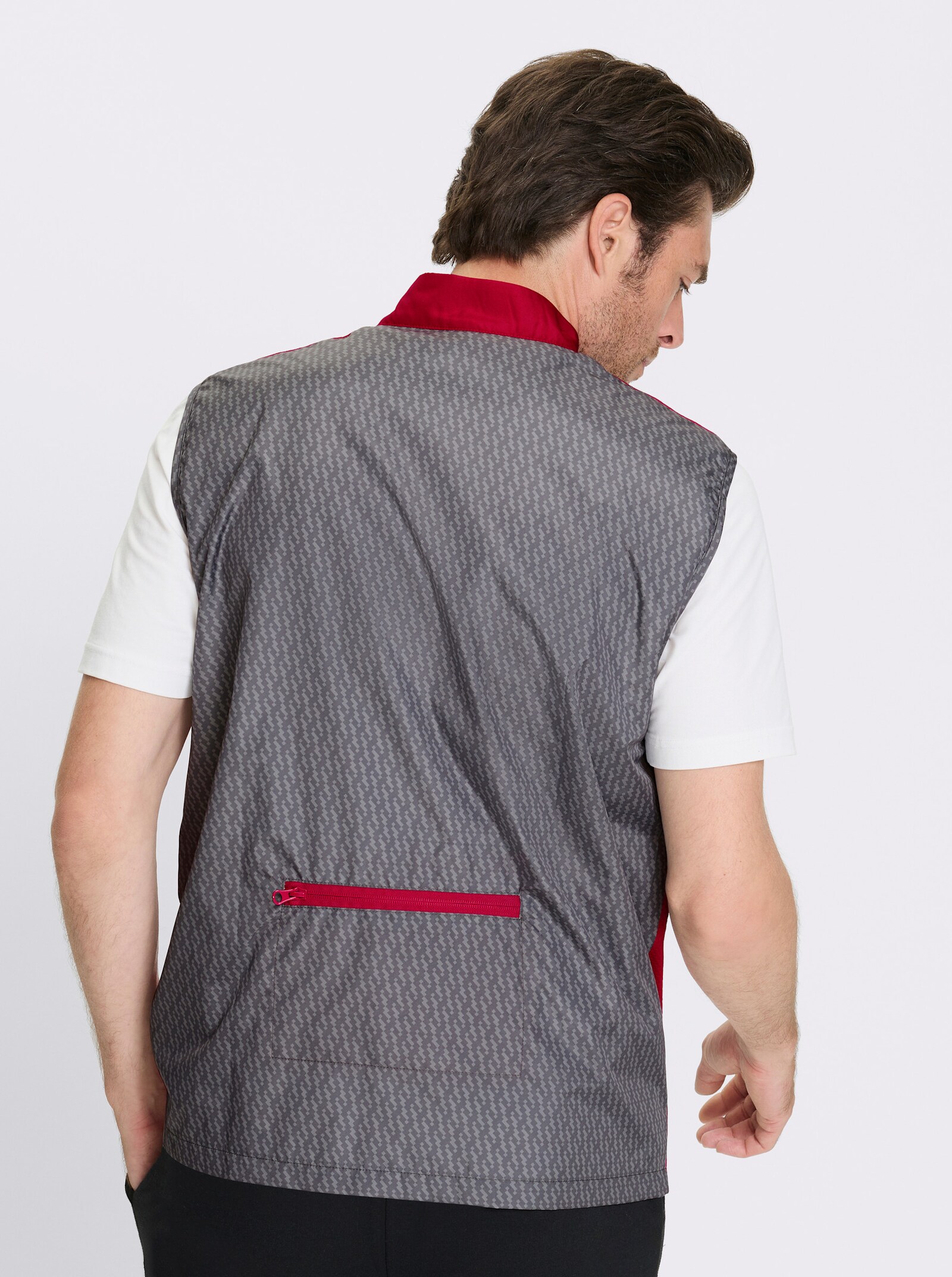 Catamaran Sports Functioneel gilet met ritszak achter - rood