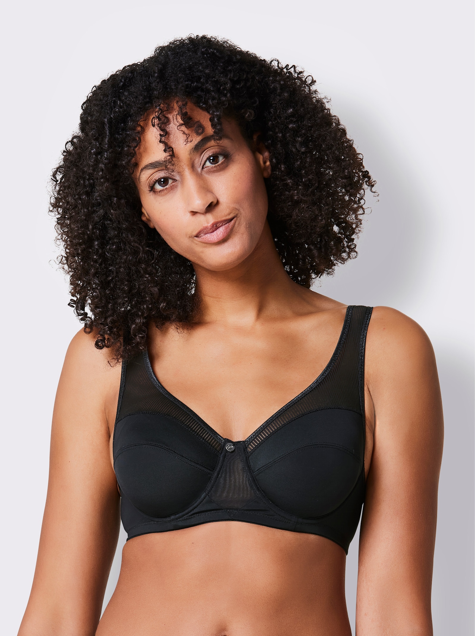 wäschepur Steunbeha met beugel - zwart