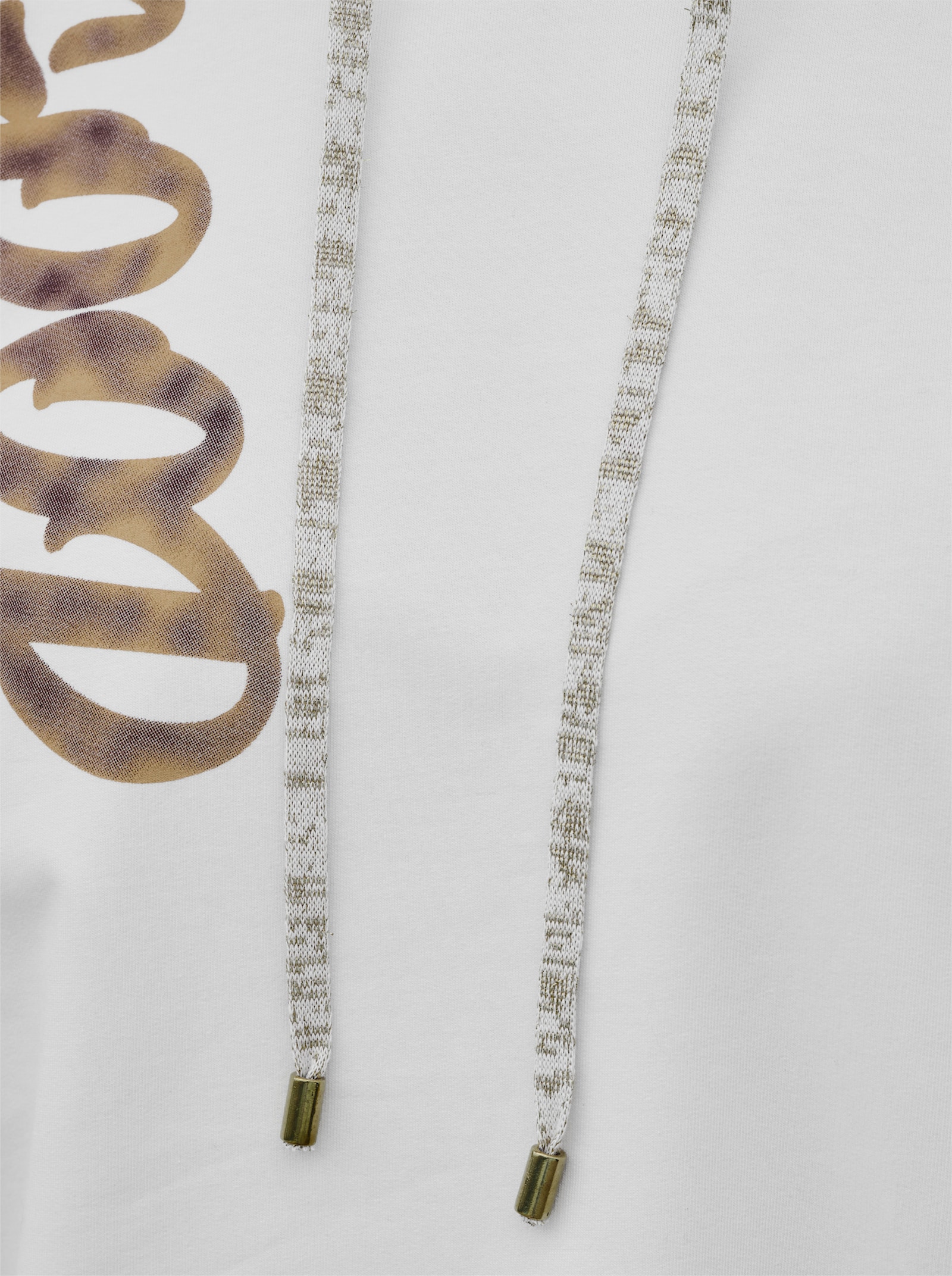 heine Sweatshirt mit Schriftzug - ecru