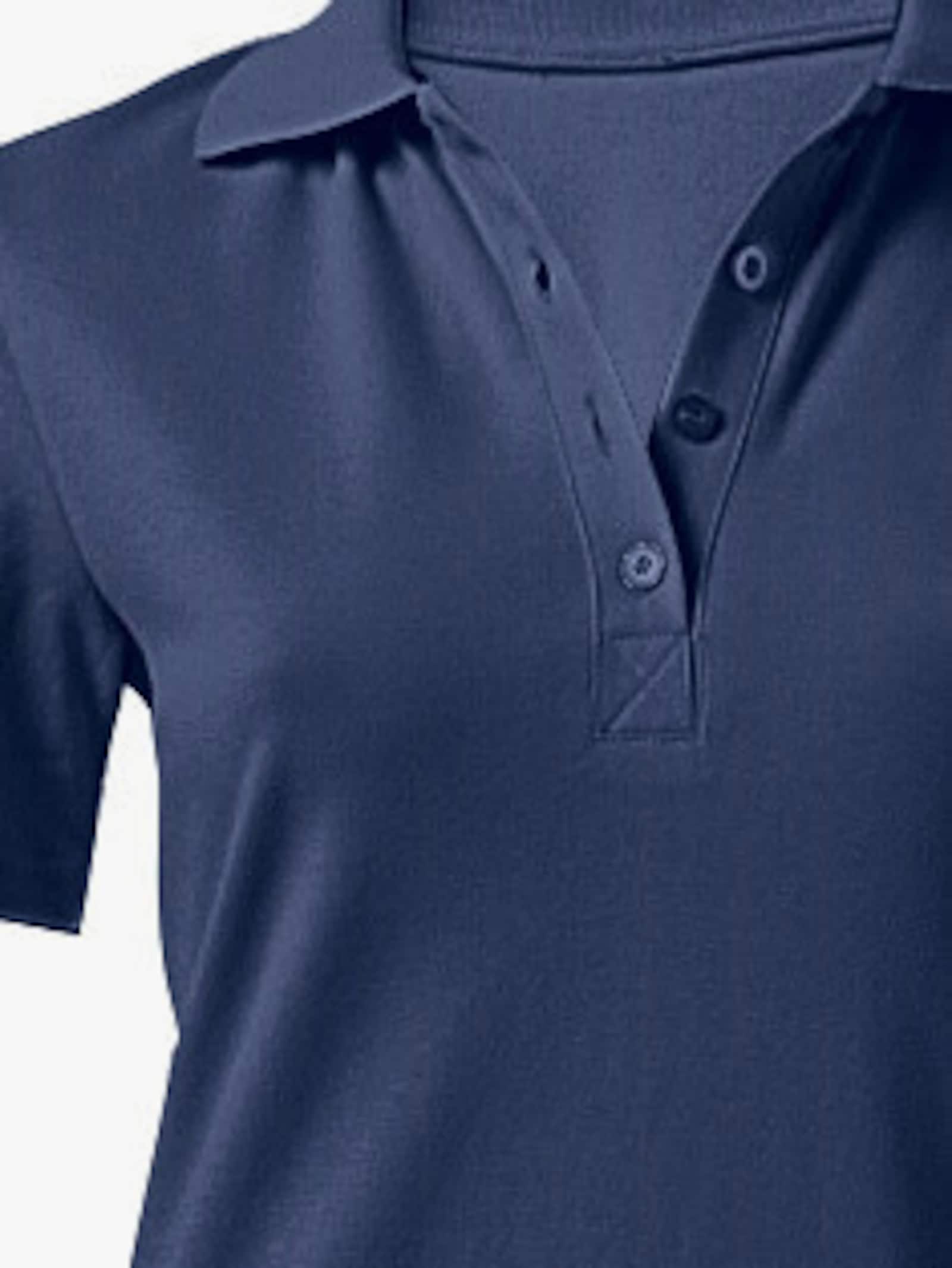 heine Polokleid in Pikee-Qualität - marine