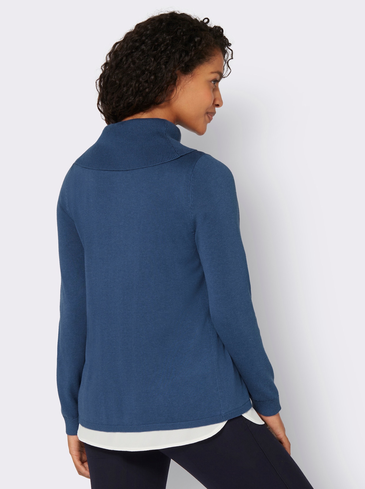 Pullover - jeansblau