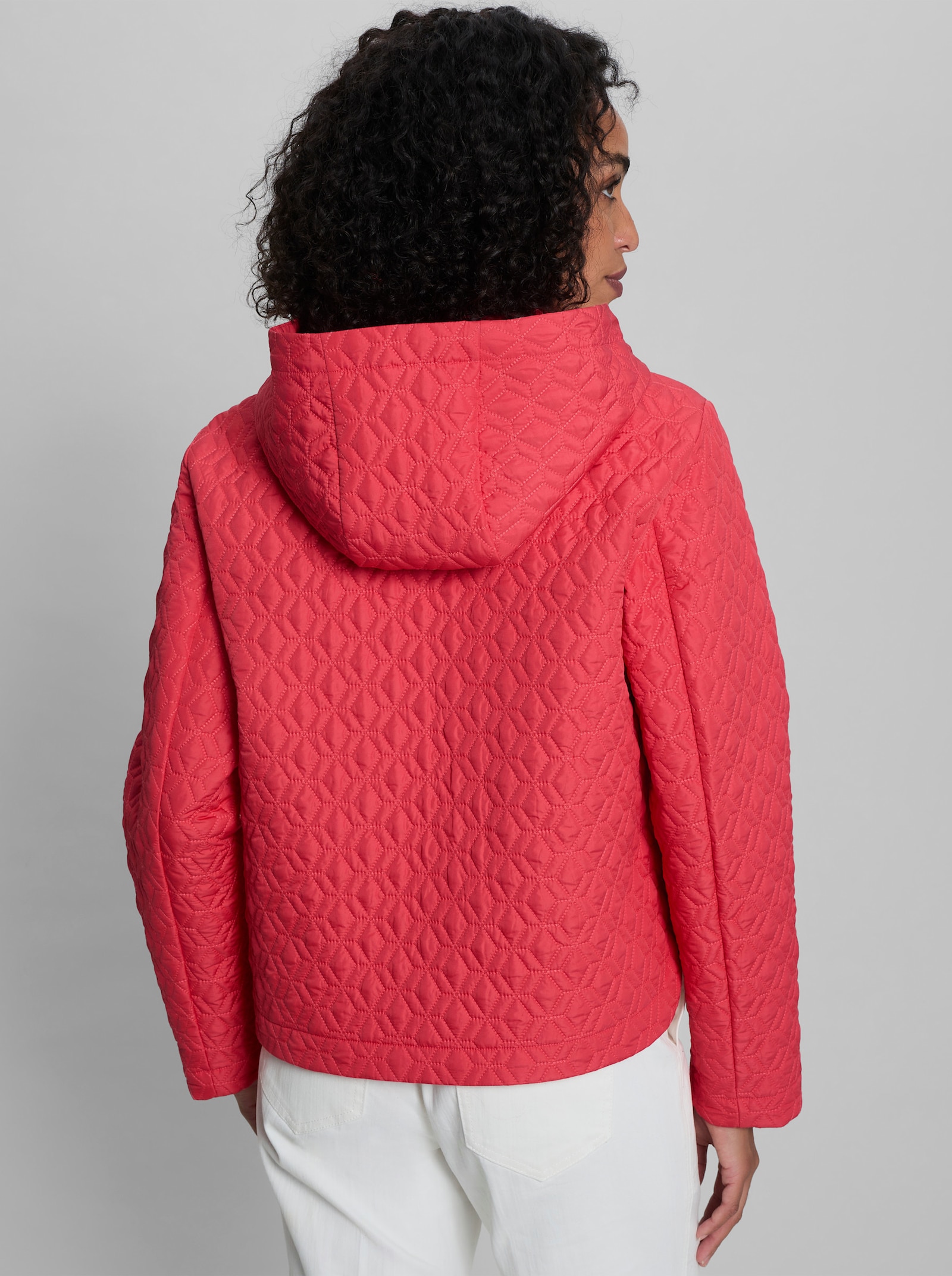 heine Kapuzenjacke mit Steppung - hummer