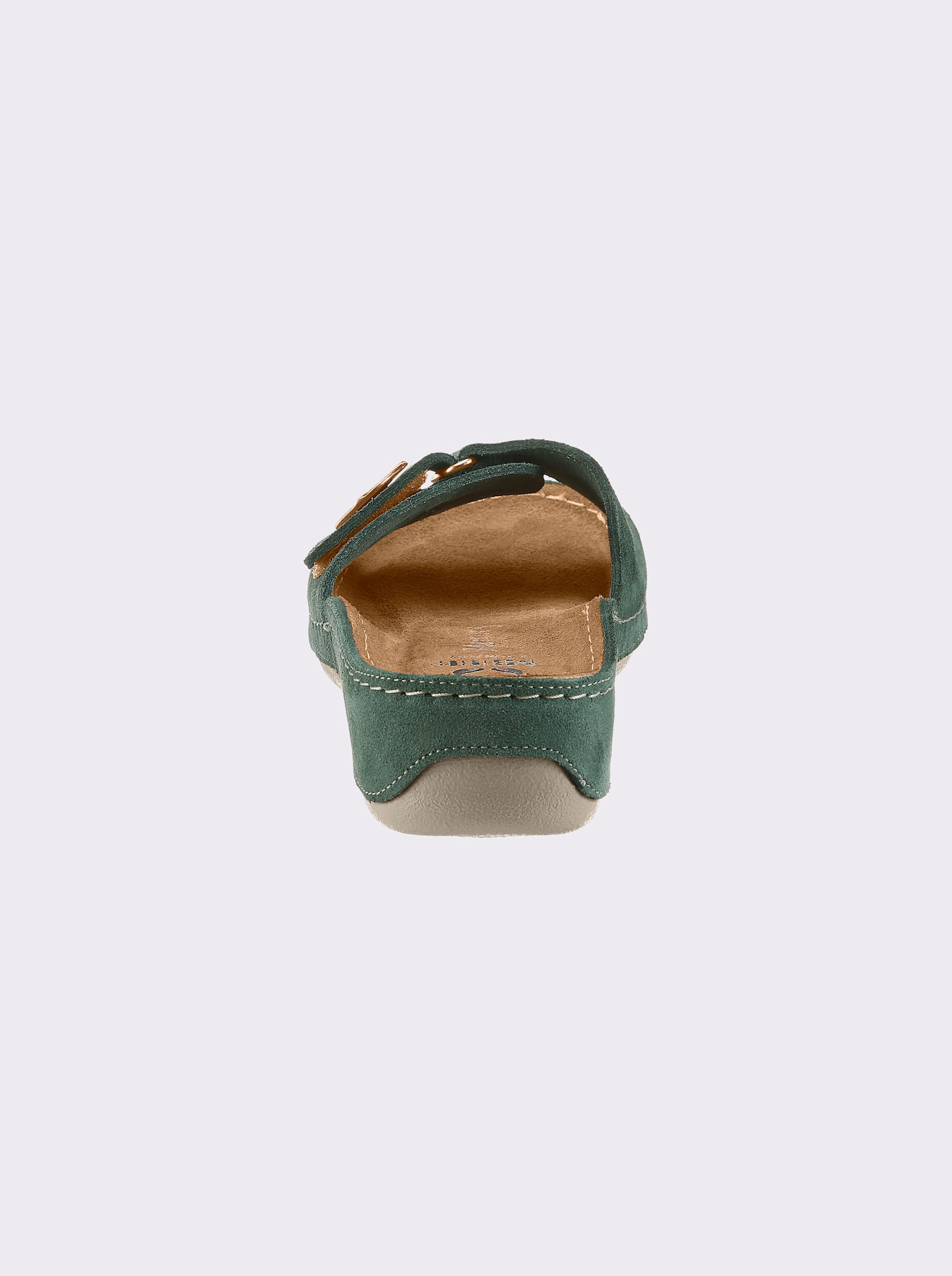 Mubb Pantolette mit Memory-Fußbett, Weite H - jade