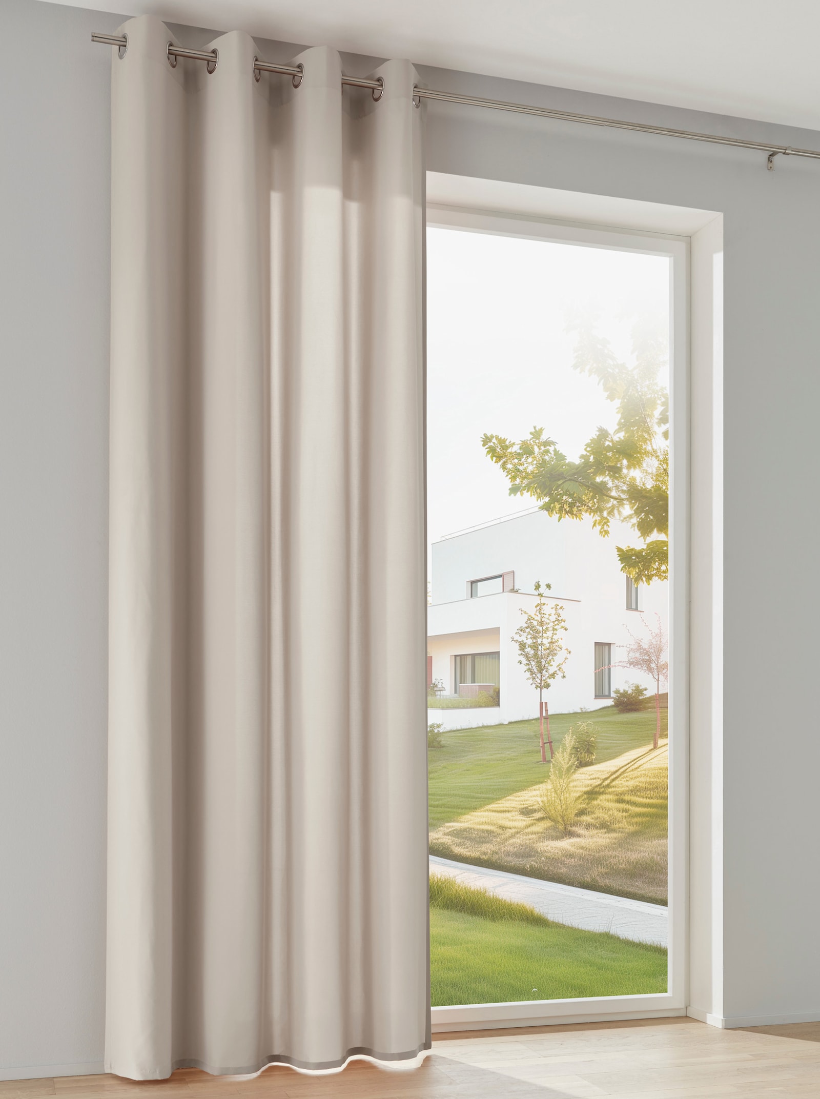 heine home Dekoschal in Microfaser-Qualität - beige