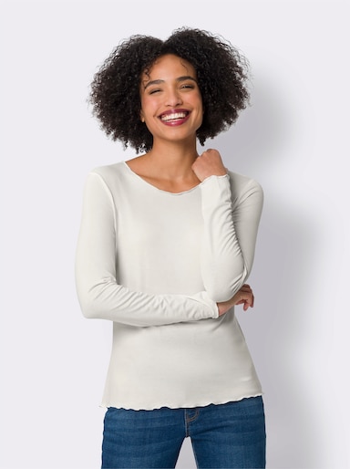 heine Shirt-Set in Viskose-Qualität - marine-ecru