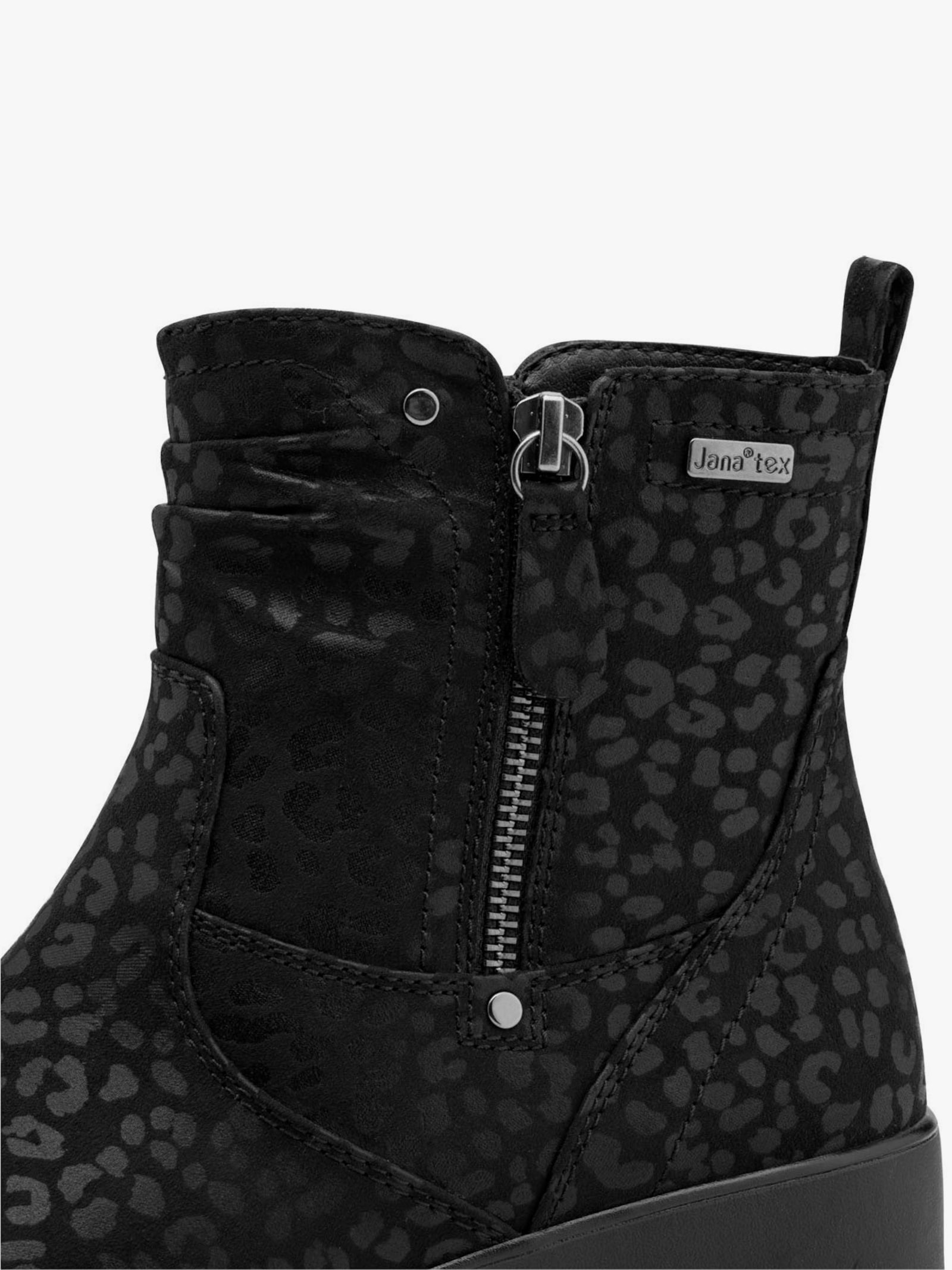 Jana Stiefelette mit Tex-Ausrüstung - schwarz