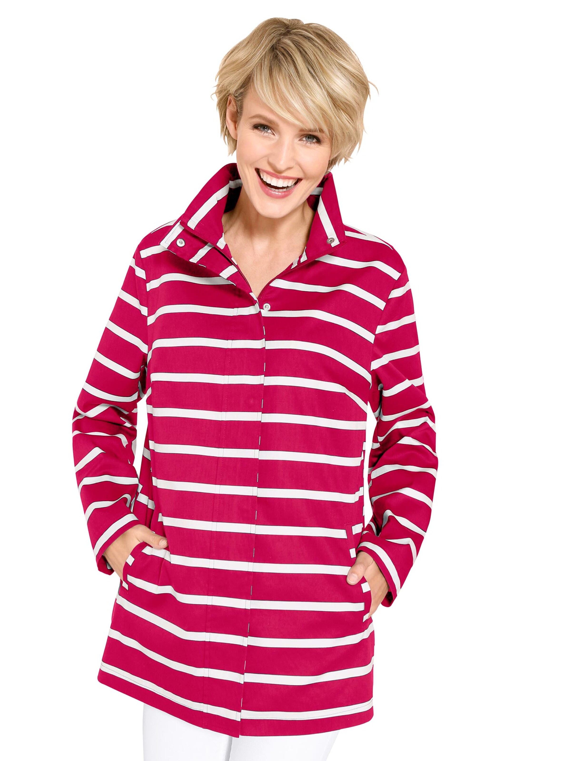 Jacke - rot-gestreift