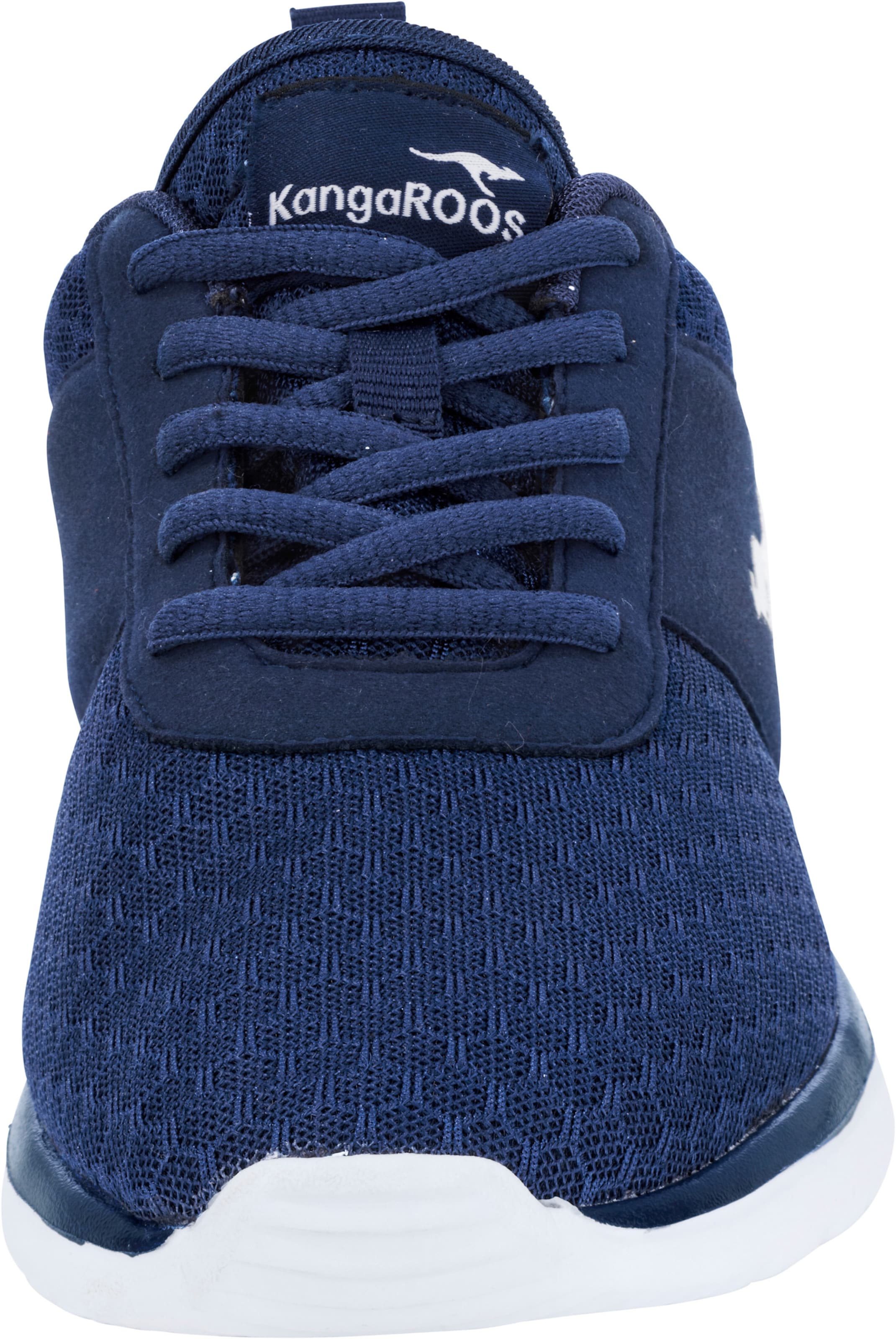 kontrastfarbene günstig Kaufen-Sneaker in blau von KangaROOS. Sneaker in blau von KangaROOS <![CDATA[Sneaker Aus hochwertig gewebtem Textil und Feinsynthetik. Mesh-Ware mit Wabenstruktur. Absolut im Trend: die kontrastfarbene Sohle. Futter und Innensohle: Textil.]]>. 
