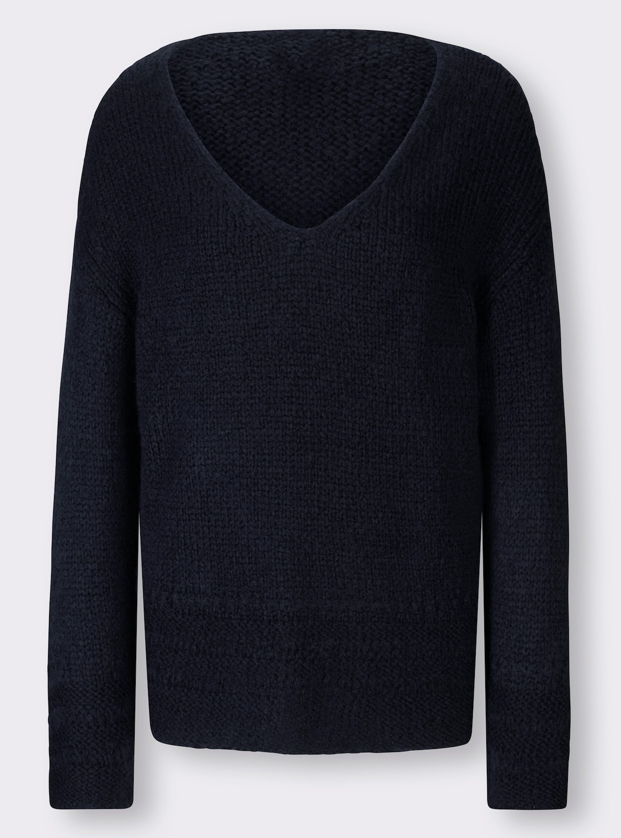 heine Pullover met V-hals - marine
