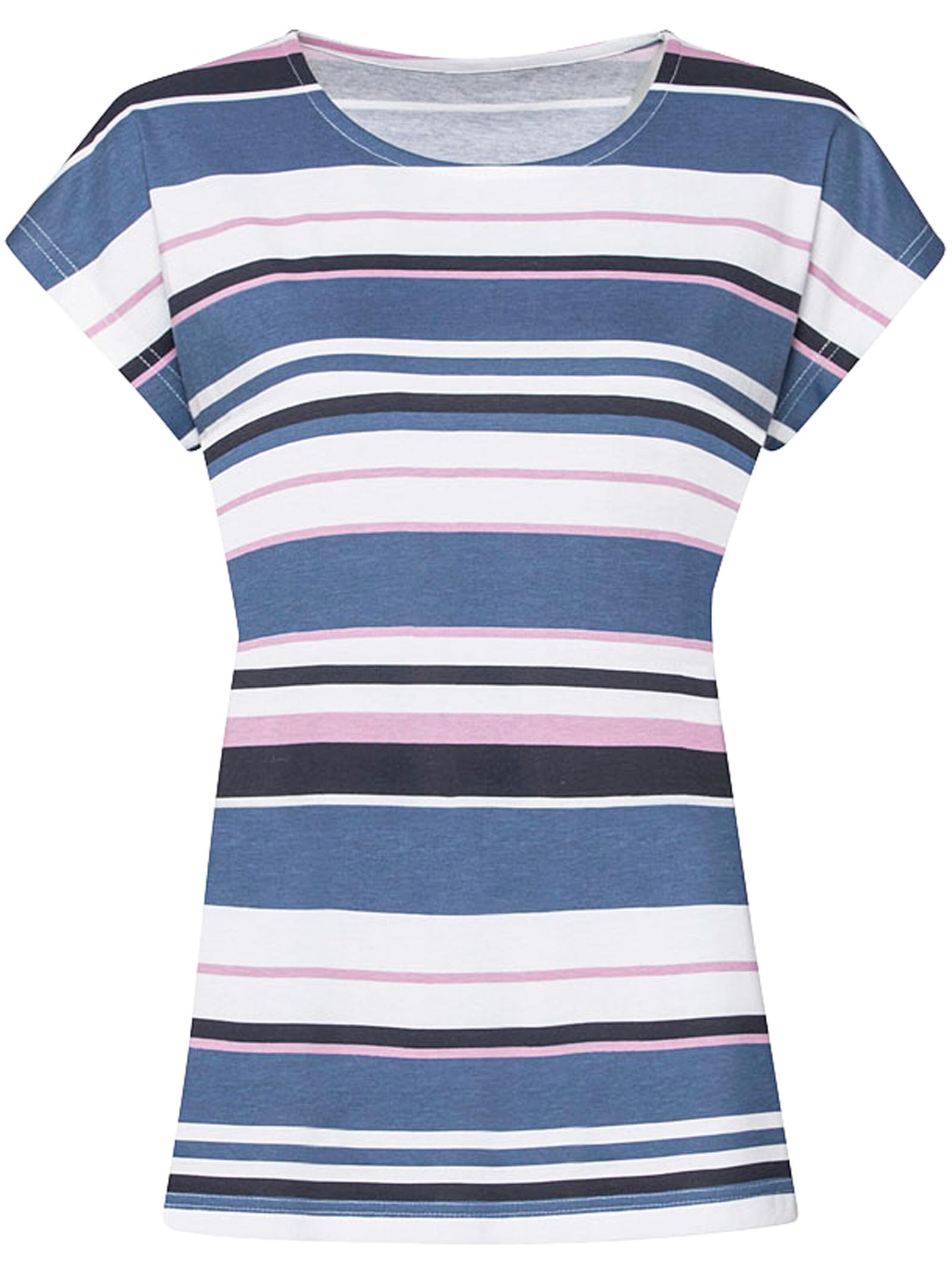 Shirt - marine-beere-geringelt