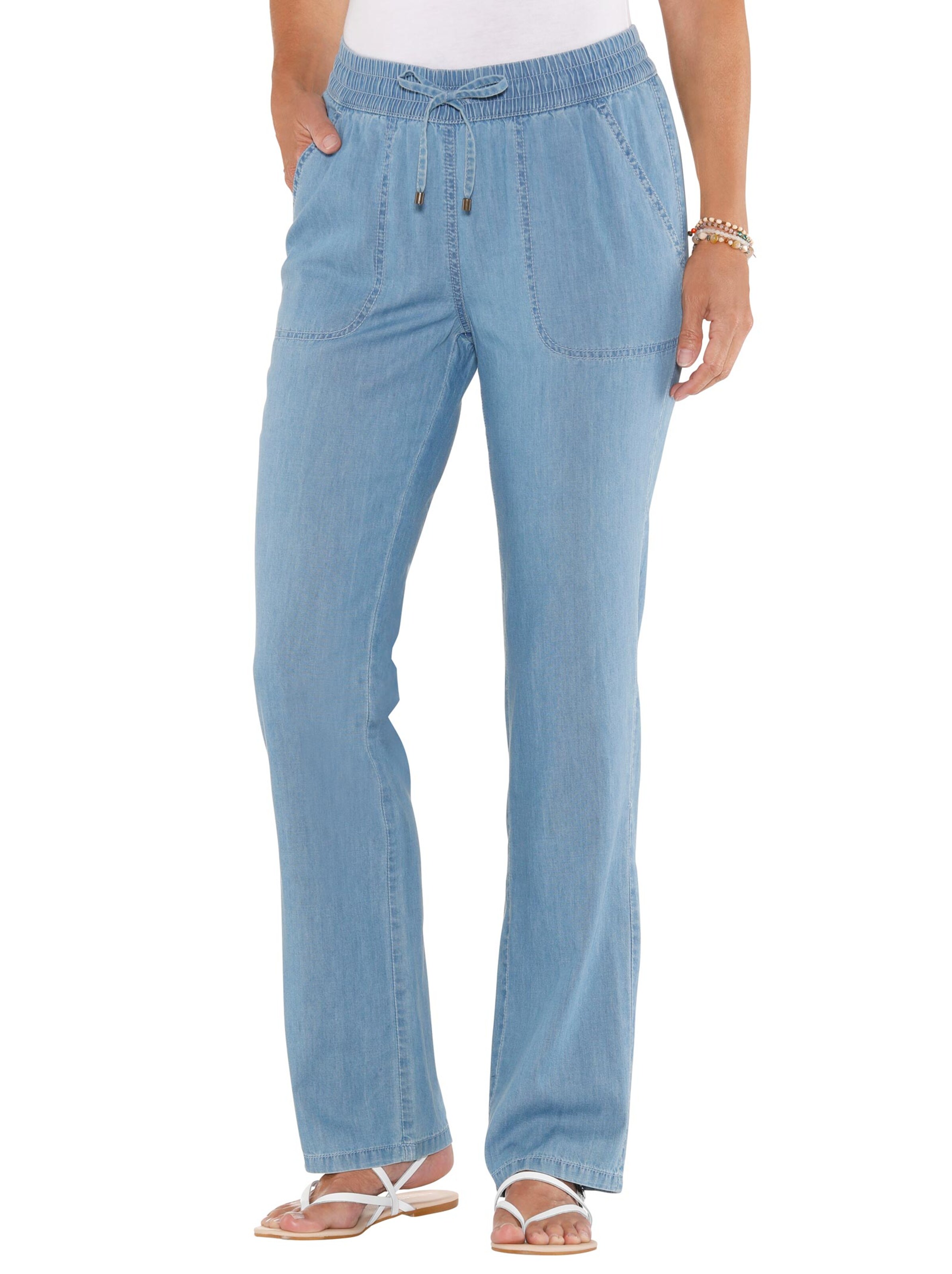 Jeans - blue-bleached