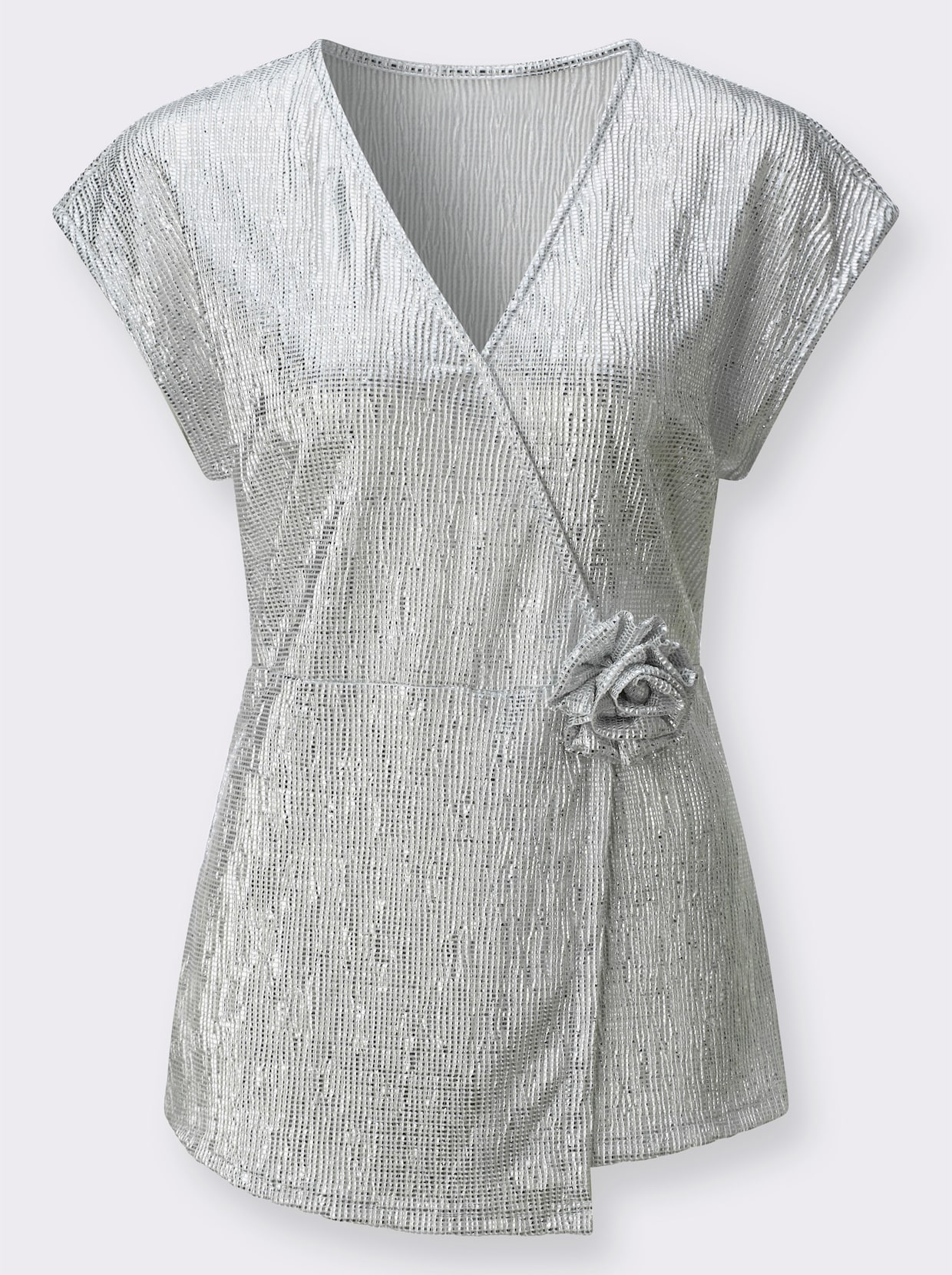 Longshirt - silberfarben