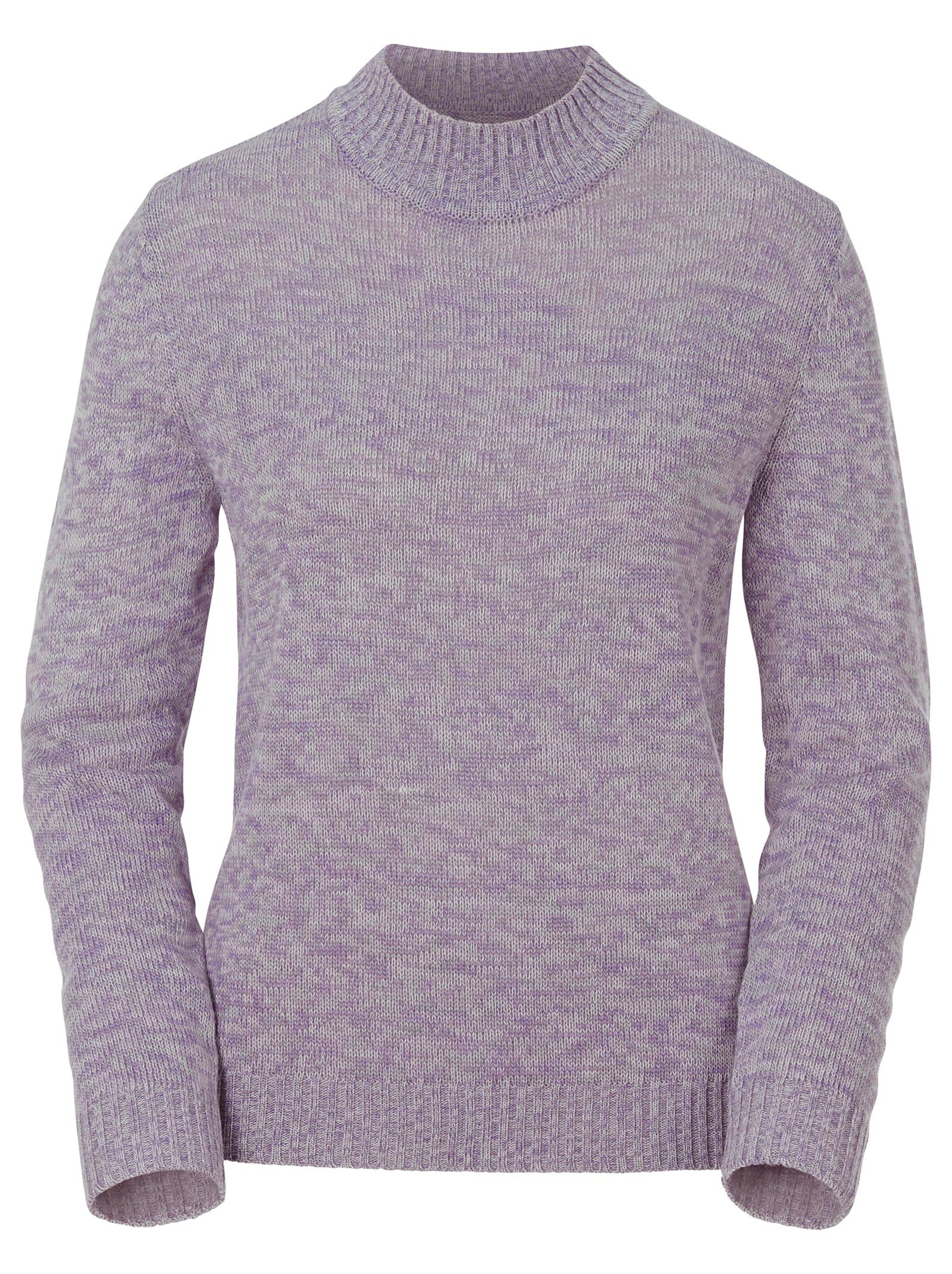 Pullover - lavendel-meliert