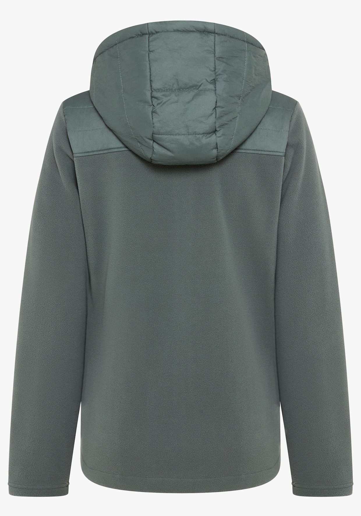 Hybridjacke - grün-grau