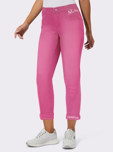 Ascari 5-Pocket-Jeans mit Push-up-Effekt - fuchsia