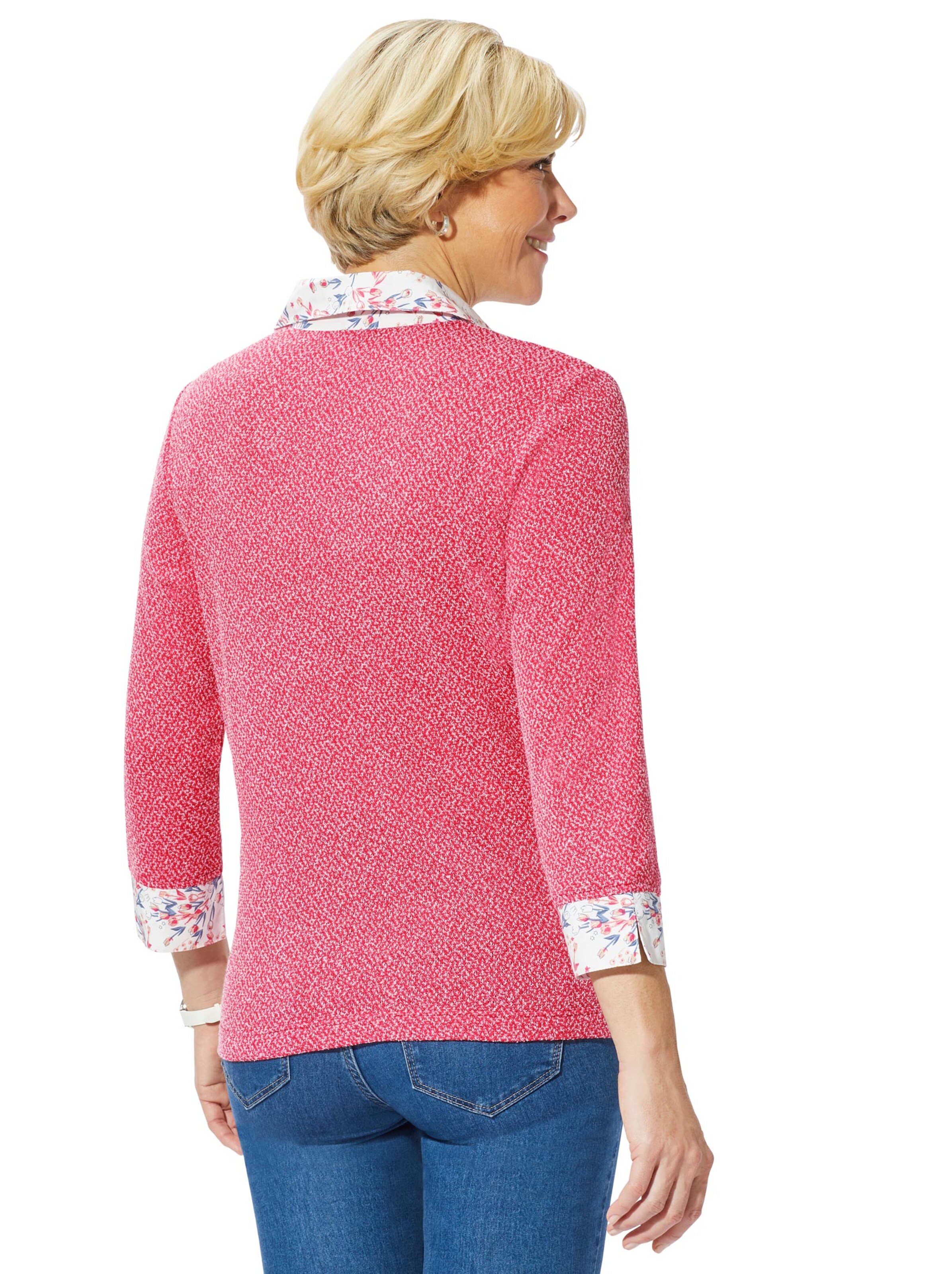 Shirt - koralle-meliert