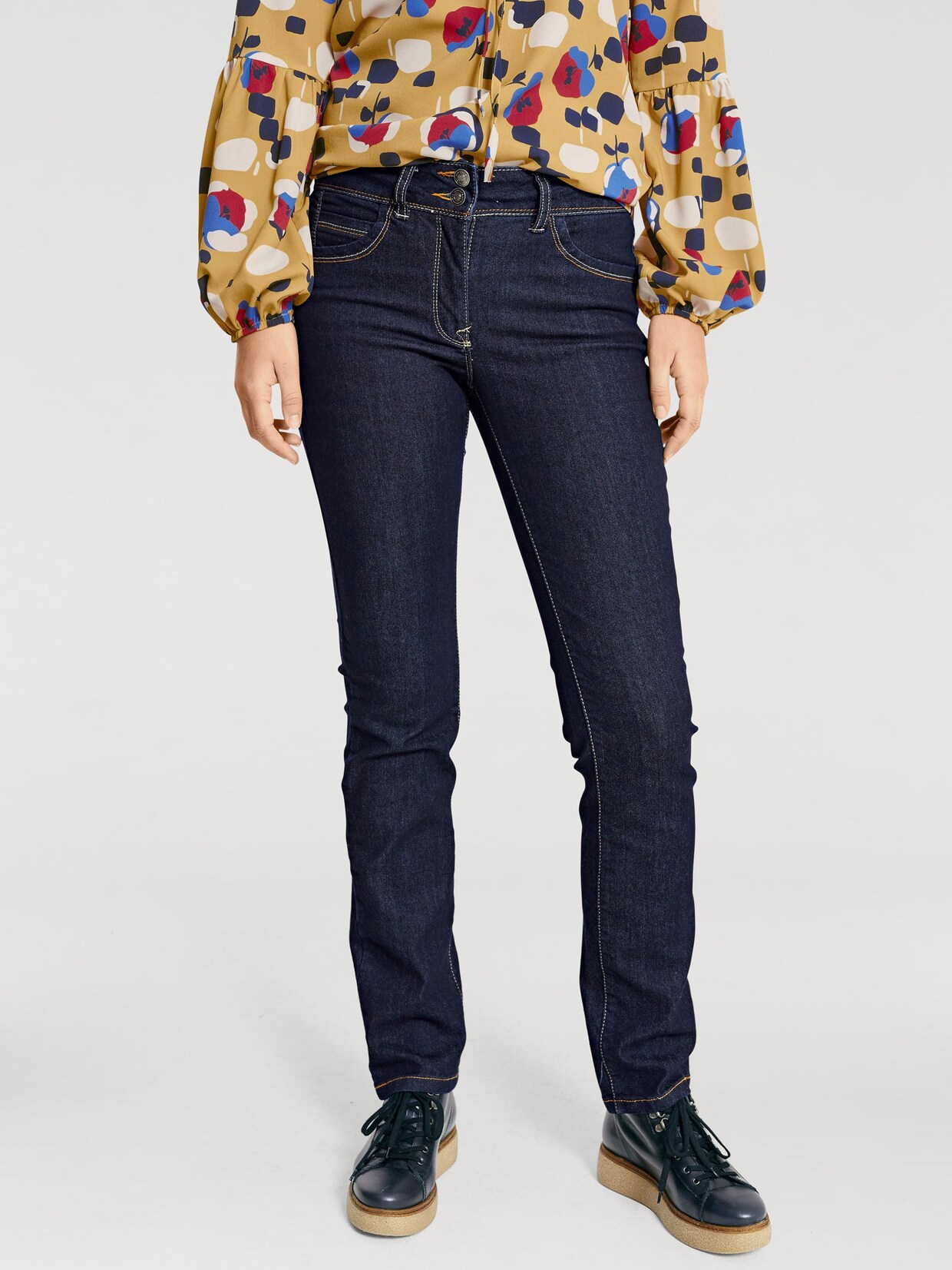 Rick Cardona 'Buik weg'-jeans - dark denim