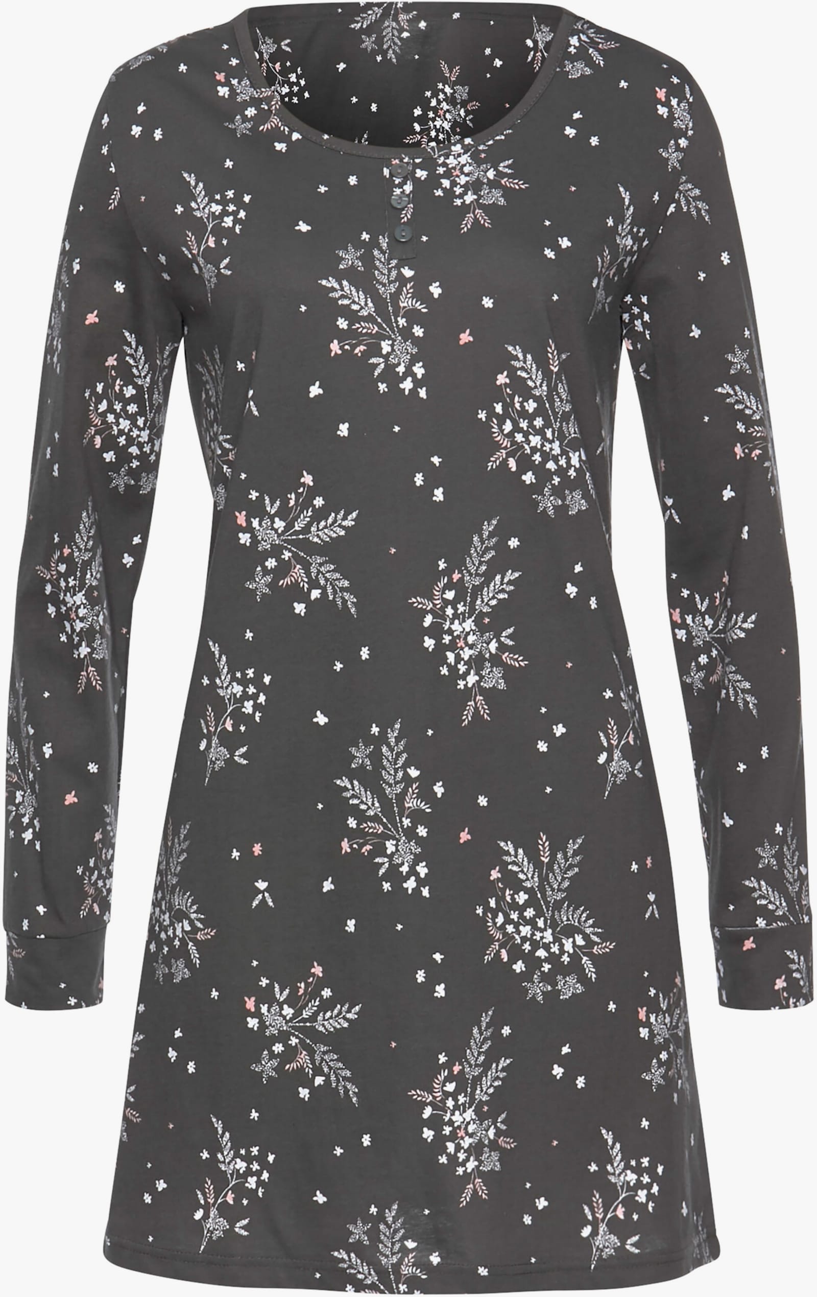 Vivance Dreams Chemise de nuit - anthracite+crème