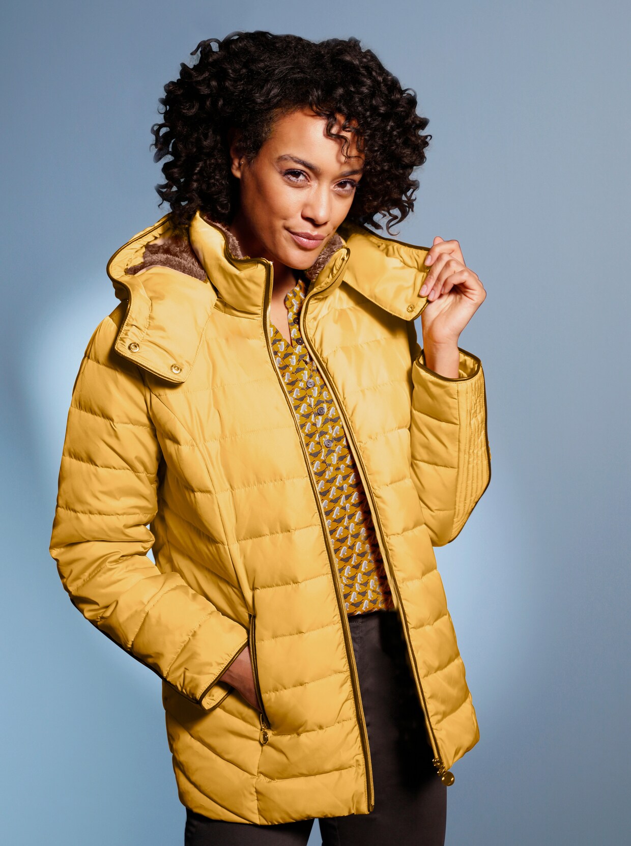 Creation L Premium Daunenjacke - ocker
