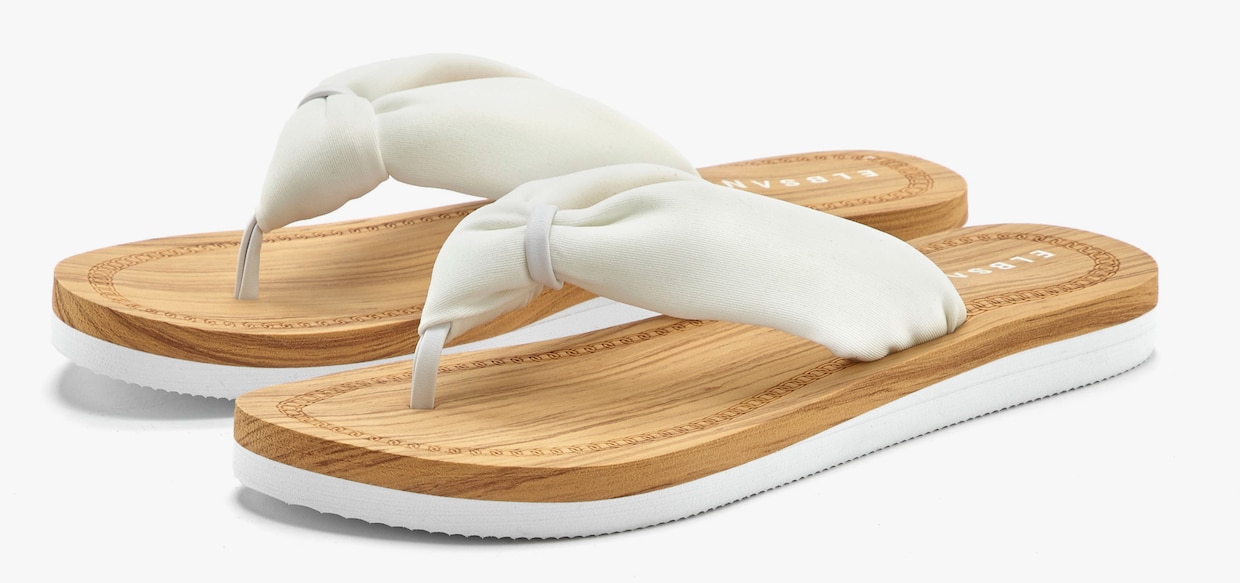 Elbsand Badslippers - wit