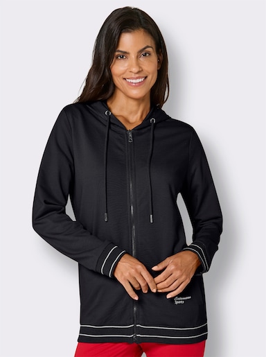 Catamaran Sports Sweatjacke mit Kapuze - schwarz