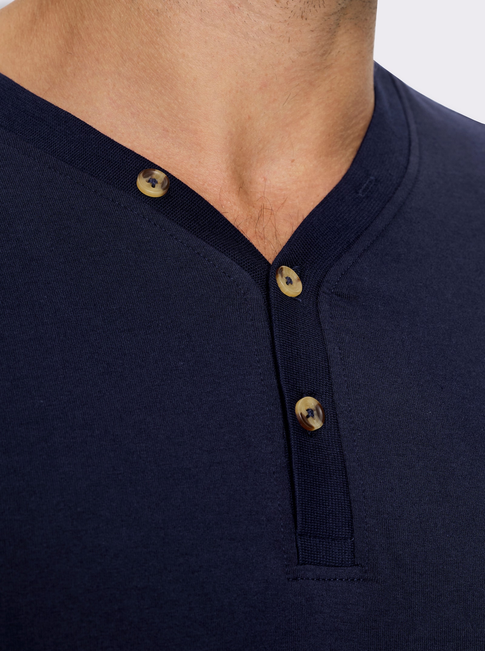 Langarmshirt im Doppelpack - marine + jade