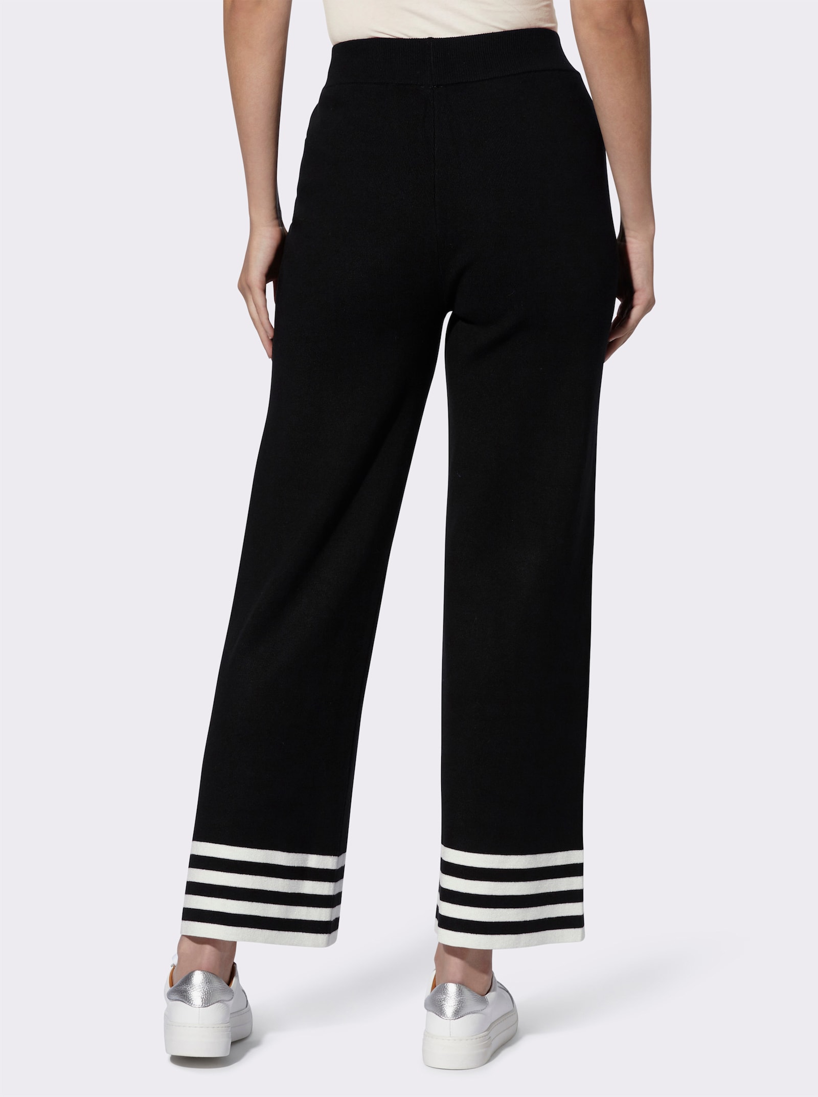 heine Strickhose Mit Rundum-Dehnbund - schwarz