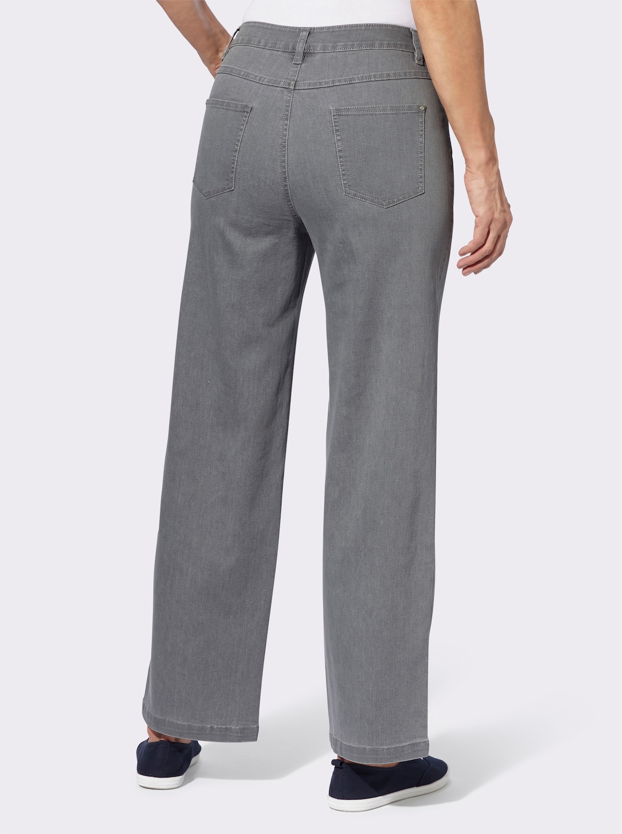 jeans - light grey-denim