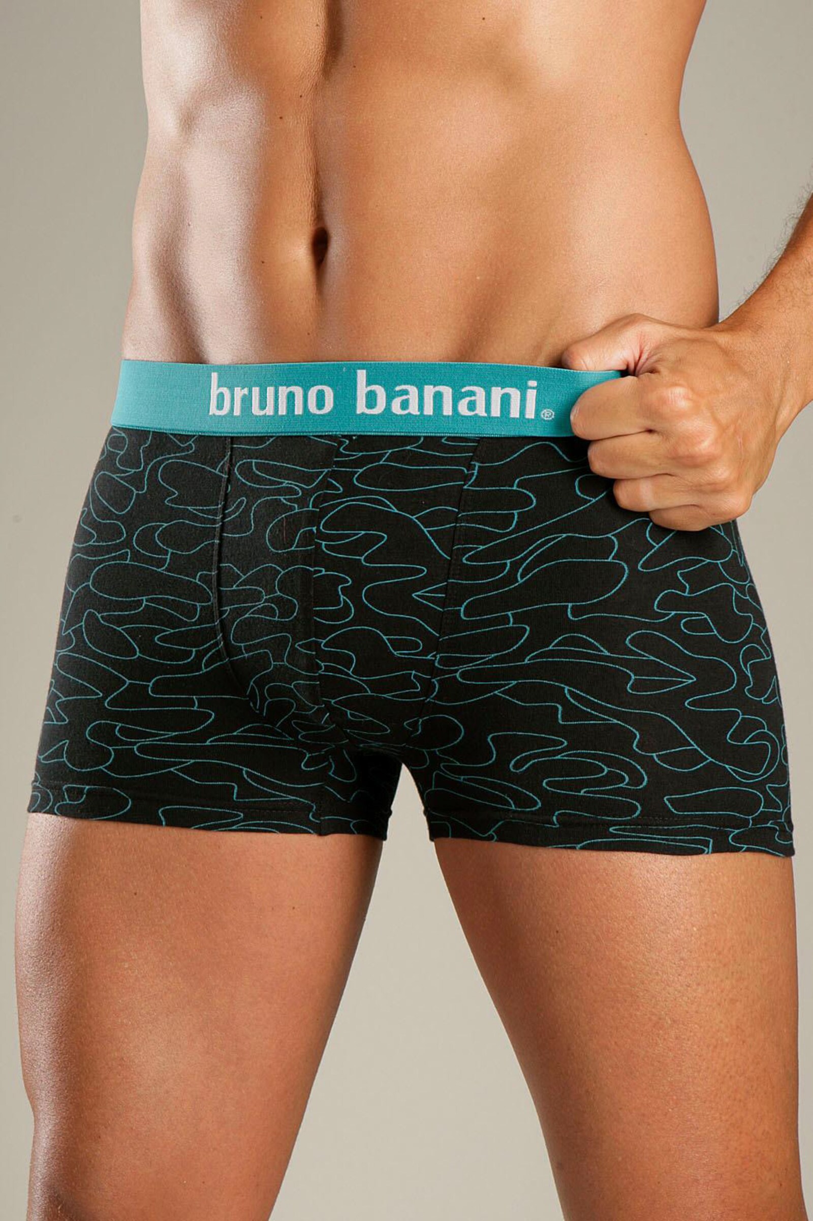 Bruno Banani Boxer - zwart geprint