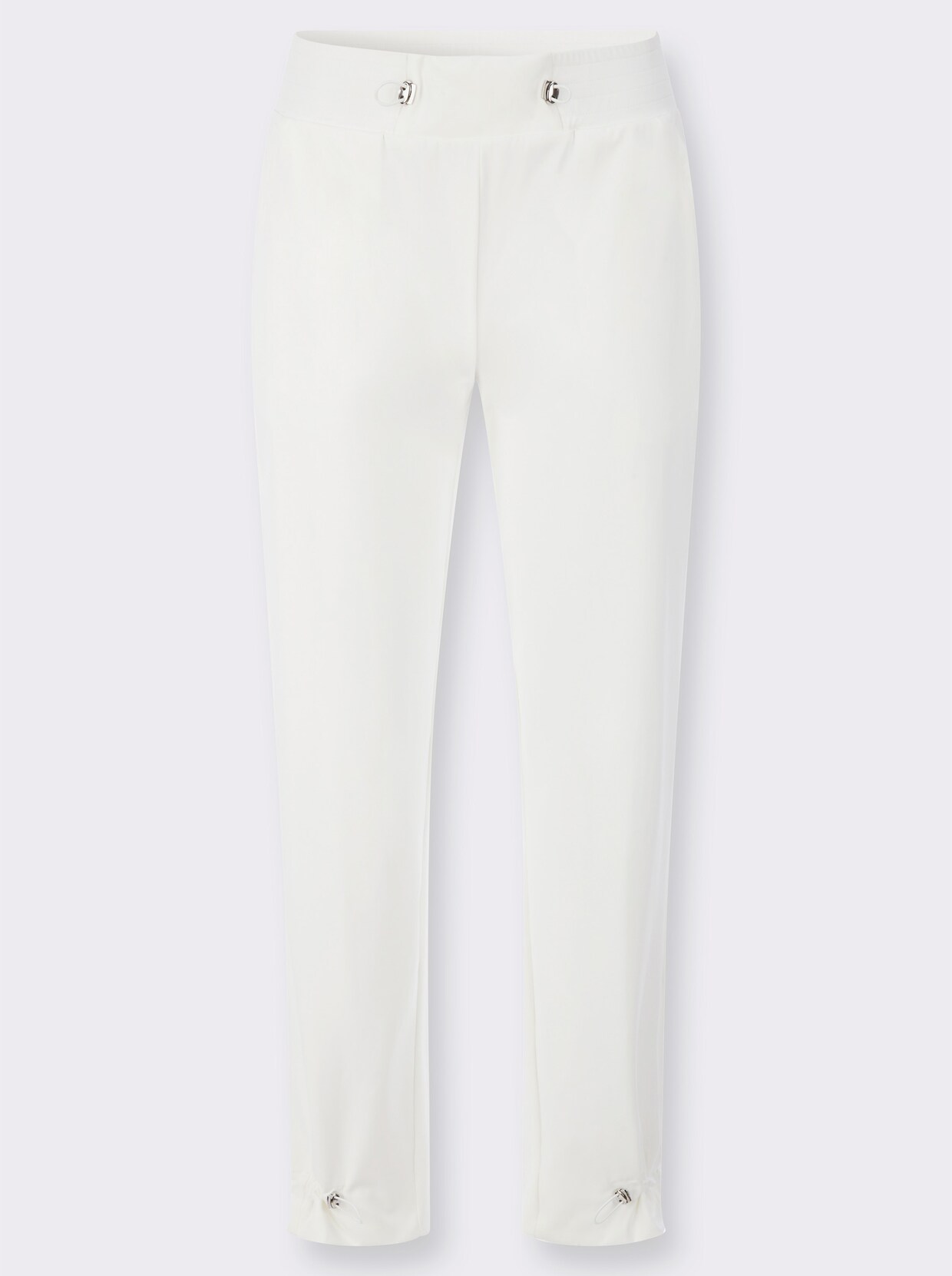 Jogg Pants in bequemer Jersey-Stretch-Qualität - ecru