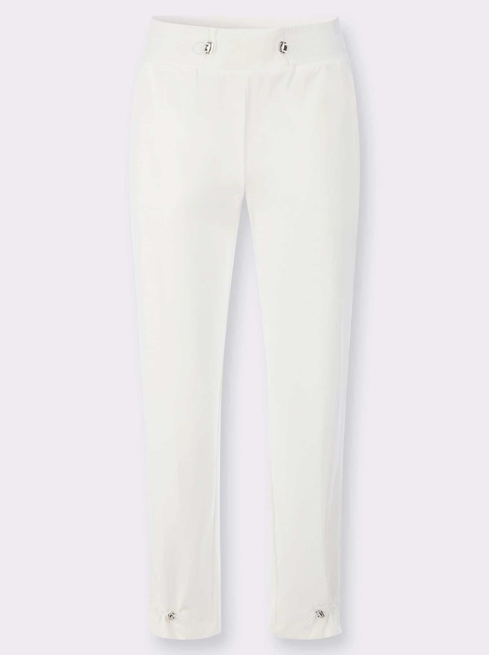 Jogg Pants in bequemer Jersey-Stretch-Qualität - ecru