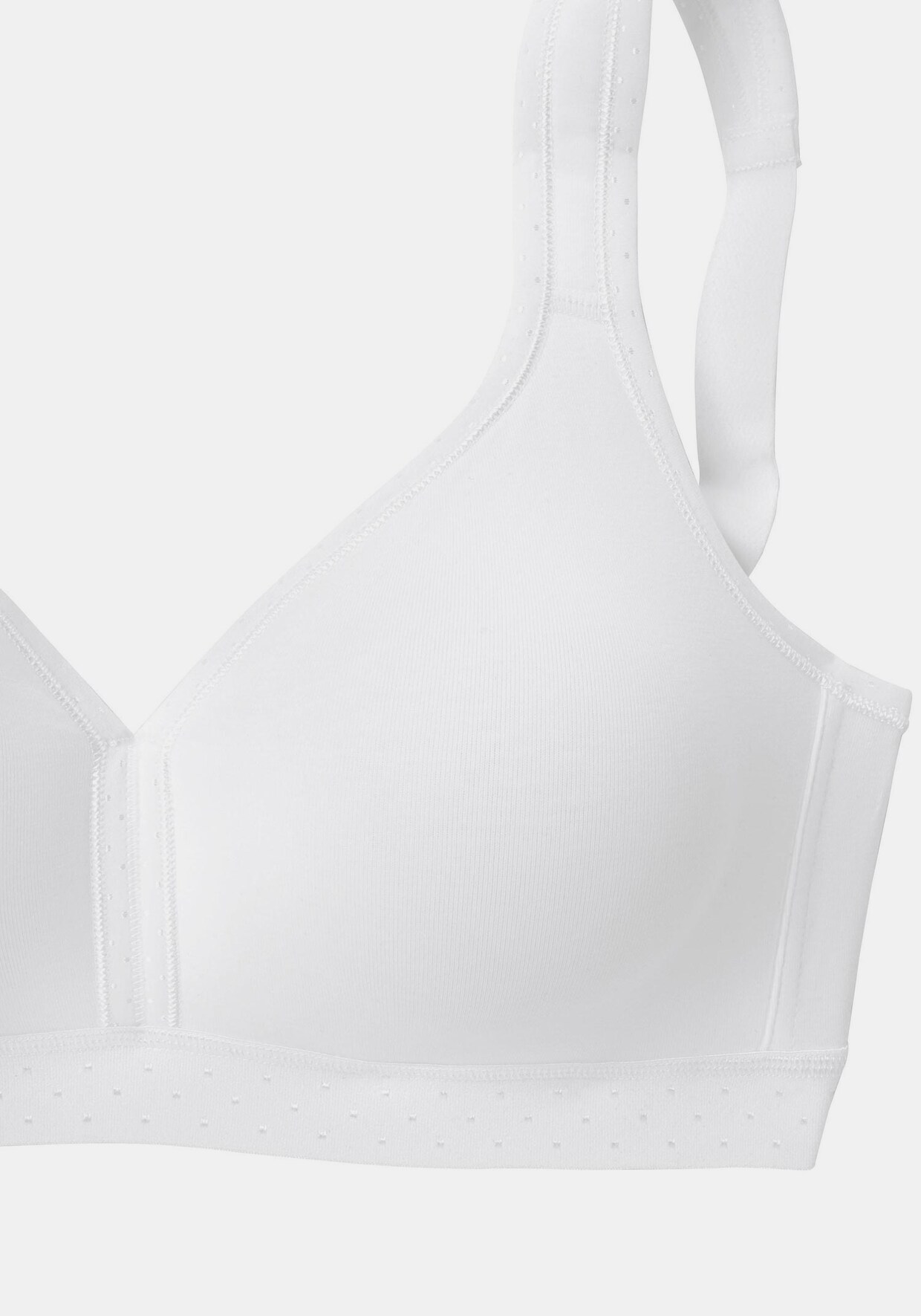 petite fleur Bügelloser BH - weiß+schwarz