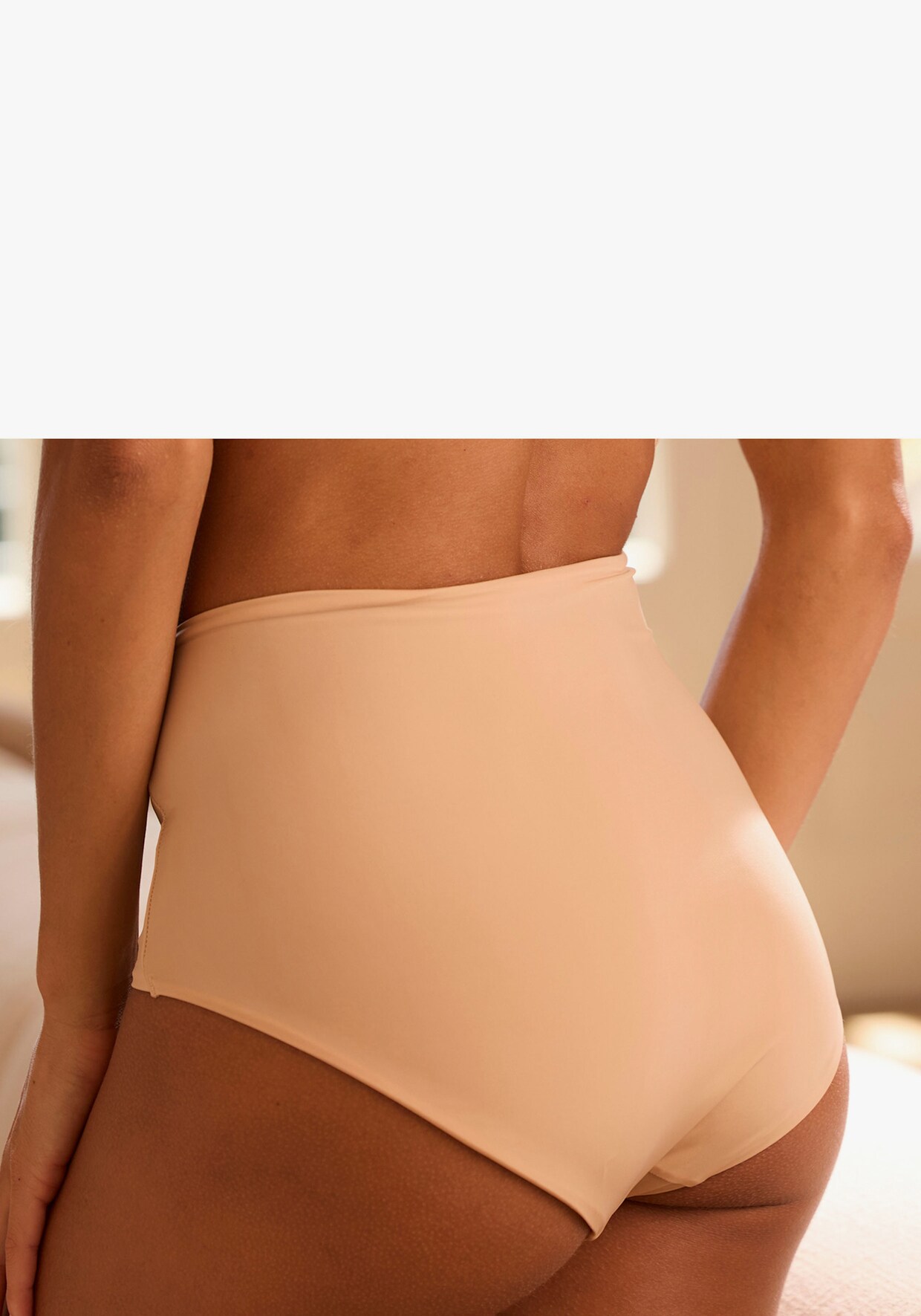 JETTE High waist slip - toffee