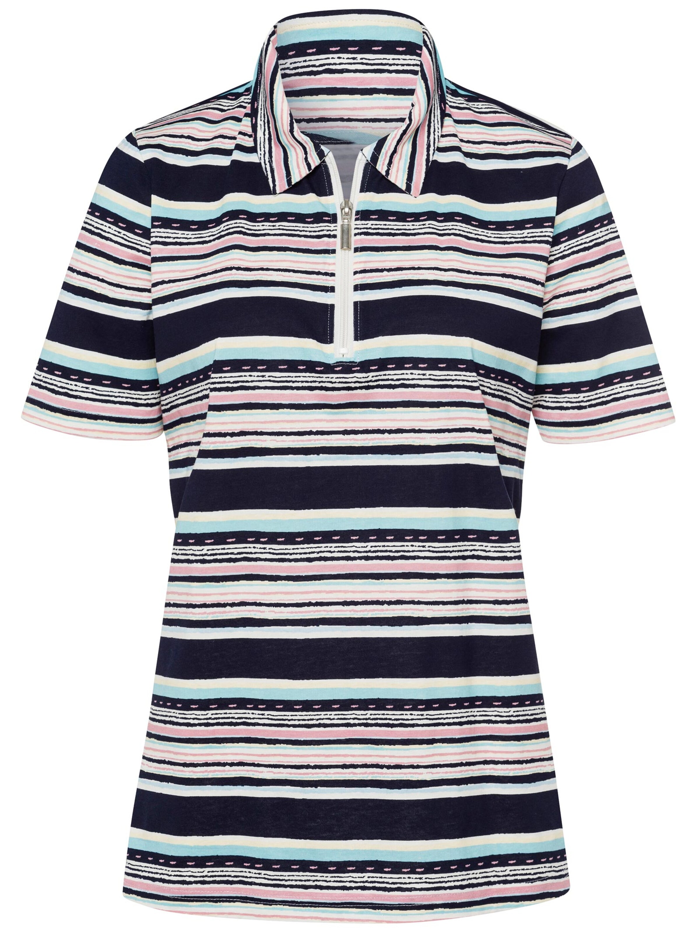 Shirt - nachtblau-geringelt