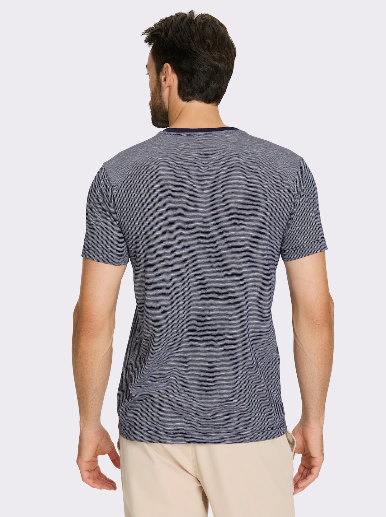 Catamaran T-Shirt - marine-gestreift