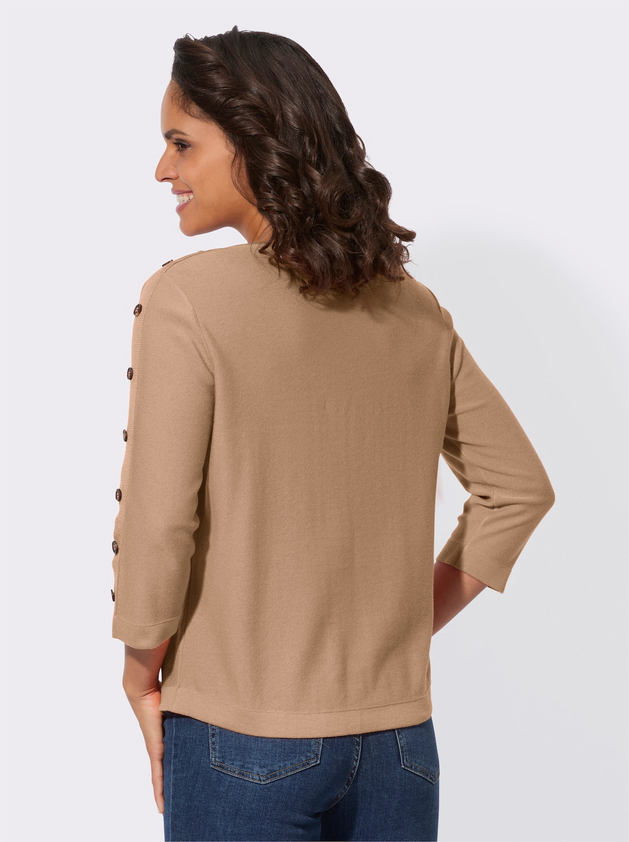 3/4 Arm-Pullover - camel