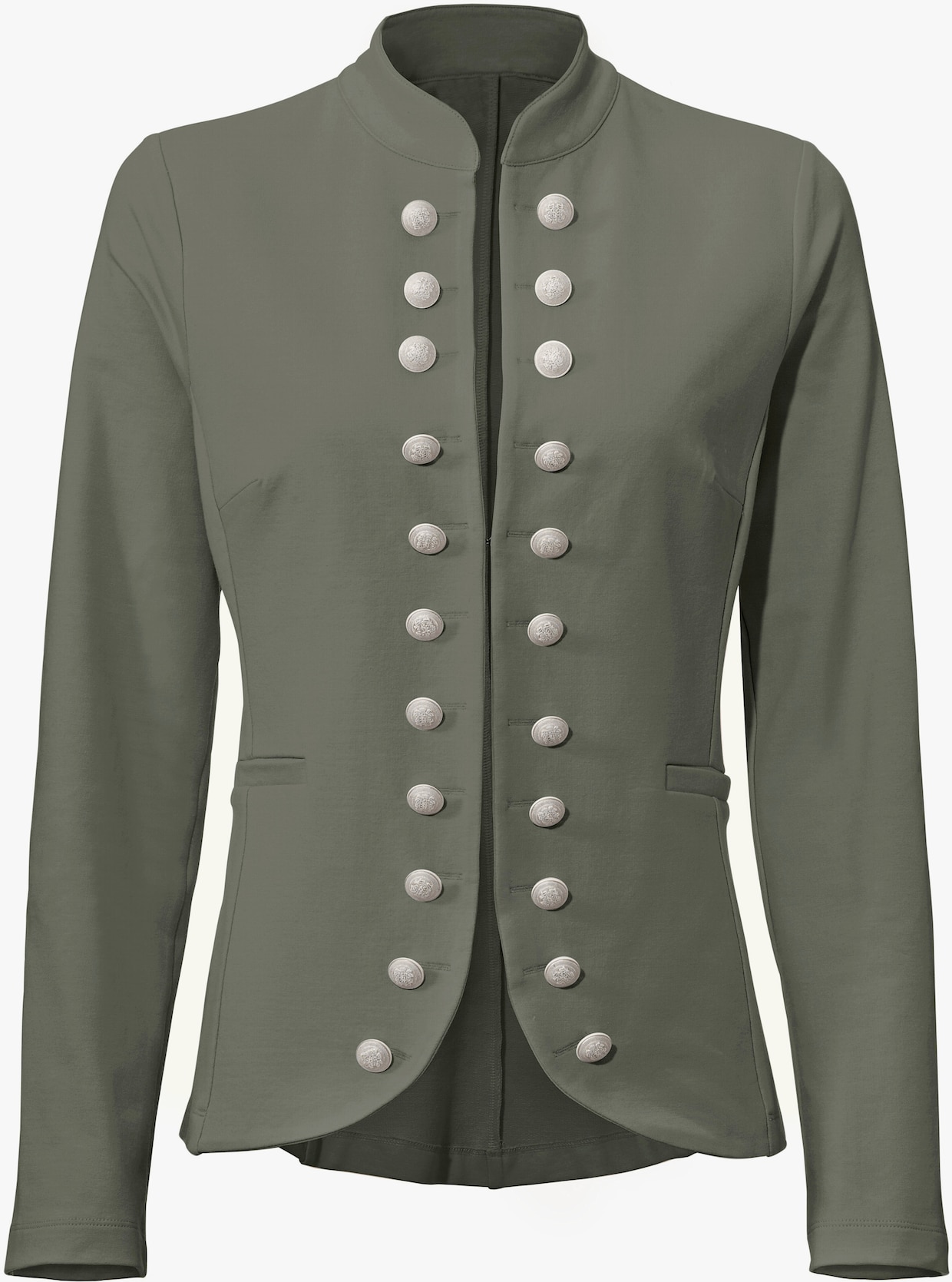 heine Blazer en jersey - vert olive