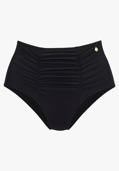 LASCANA Highwaist bikinibroekje - zwart