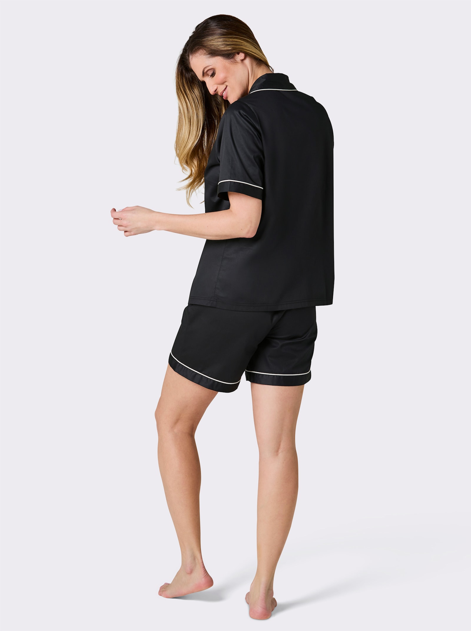 wäschepur Pyjama court - noir